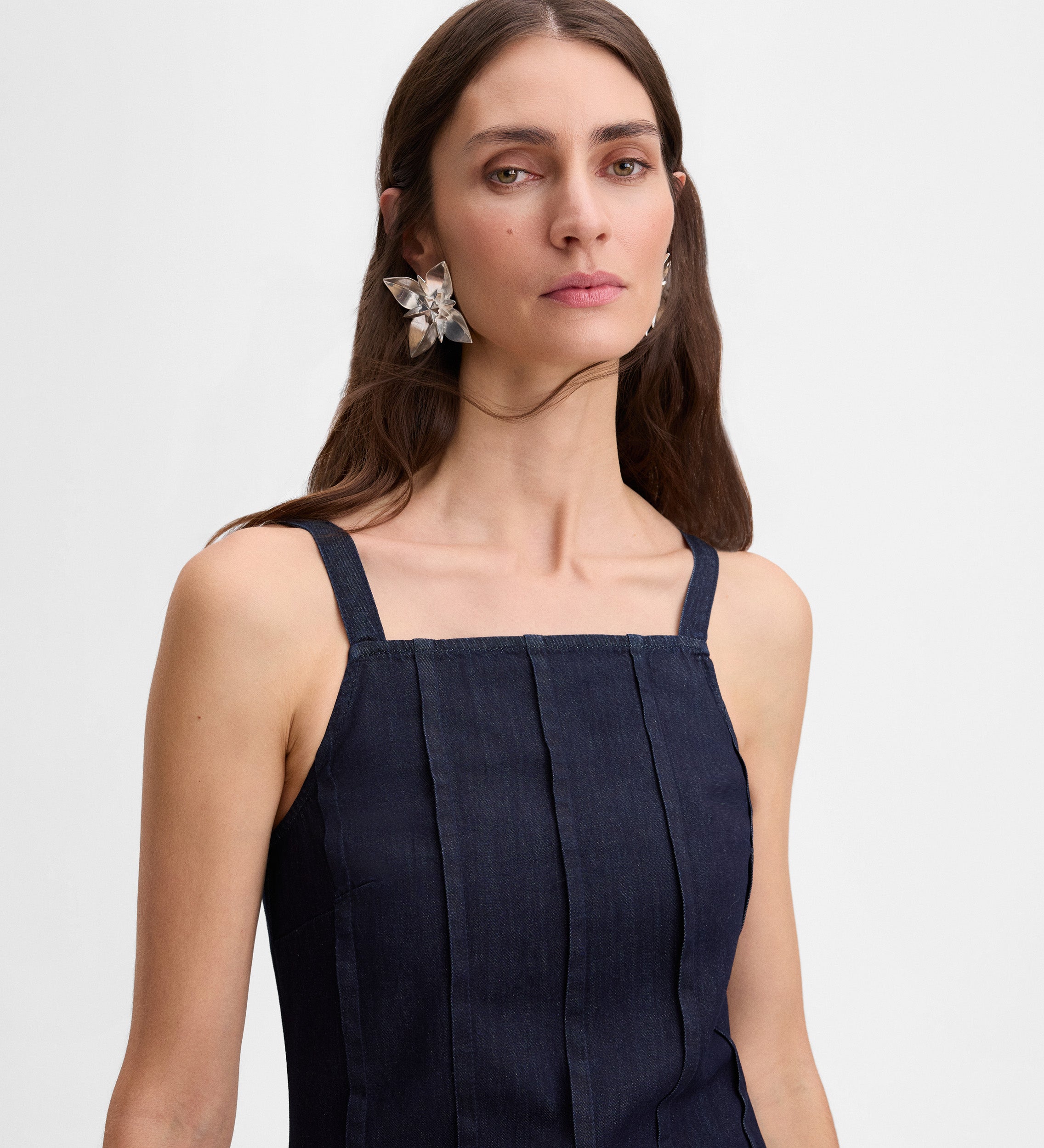 Top tirantes denim