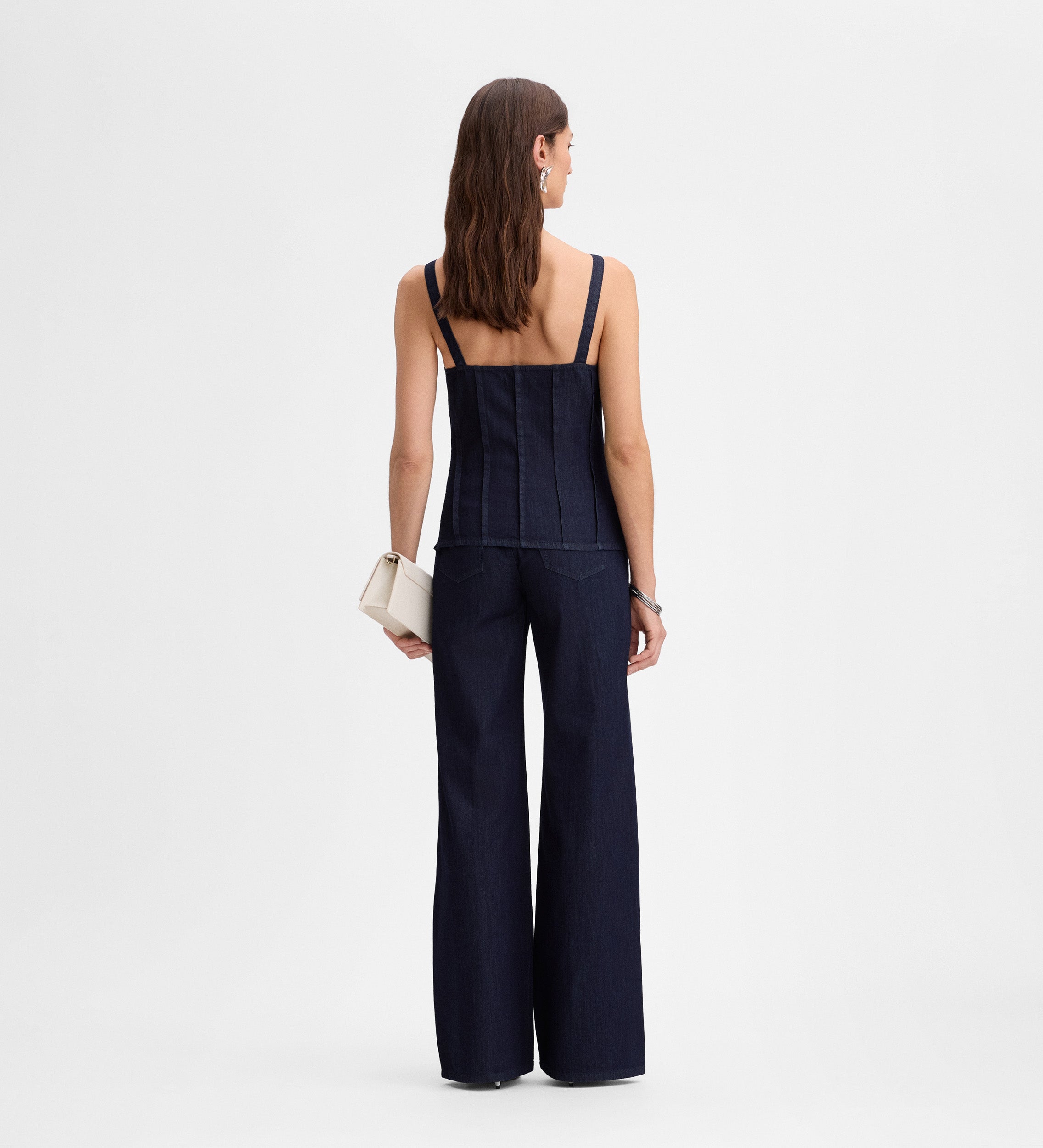 Top tirantes denim