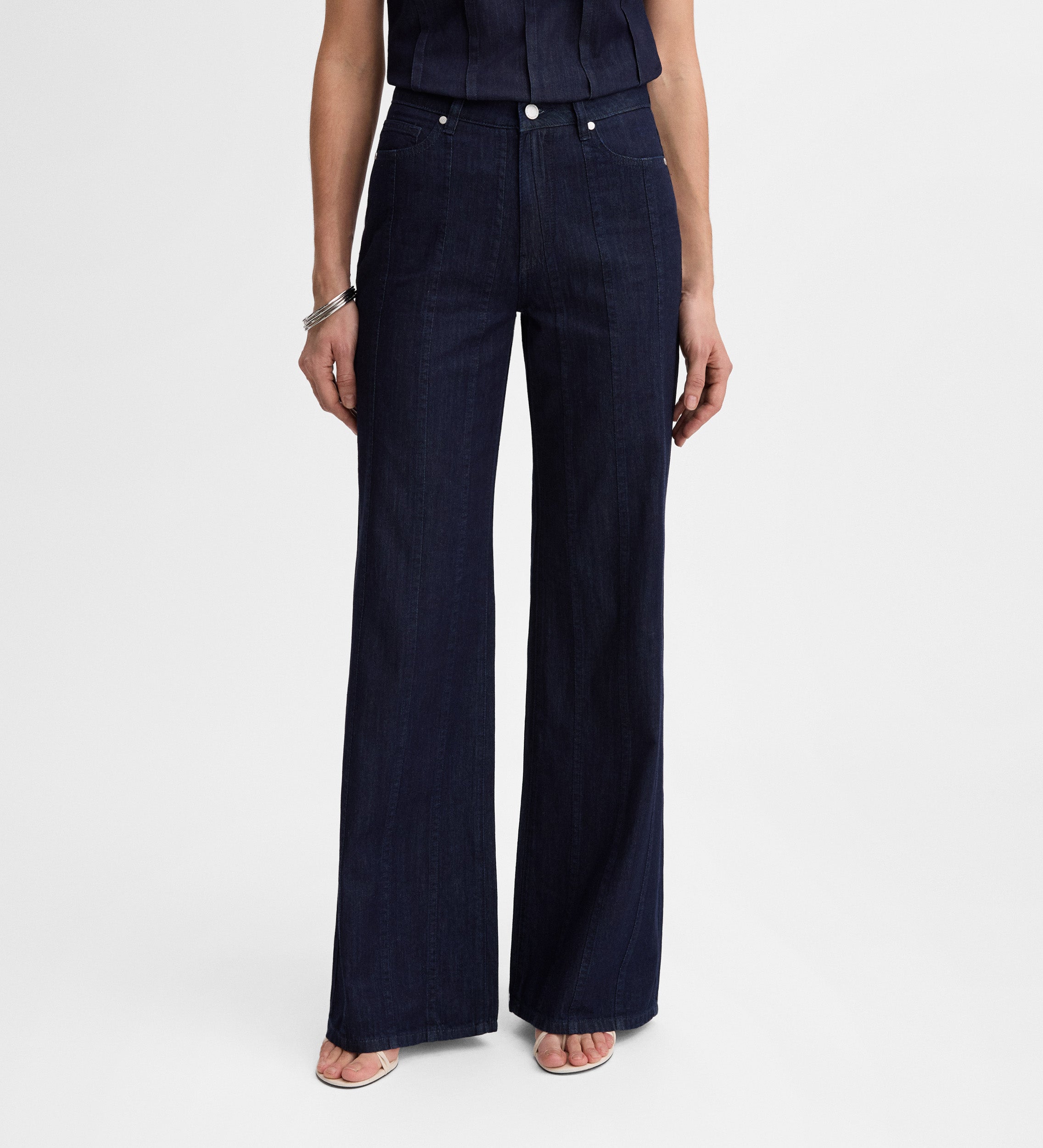 Pantalon jean surpiqûres