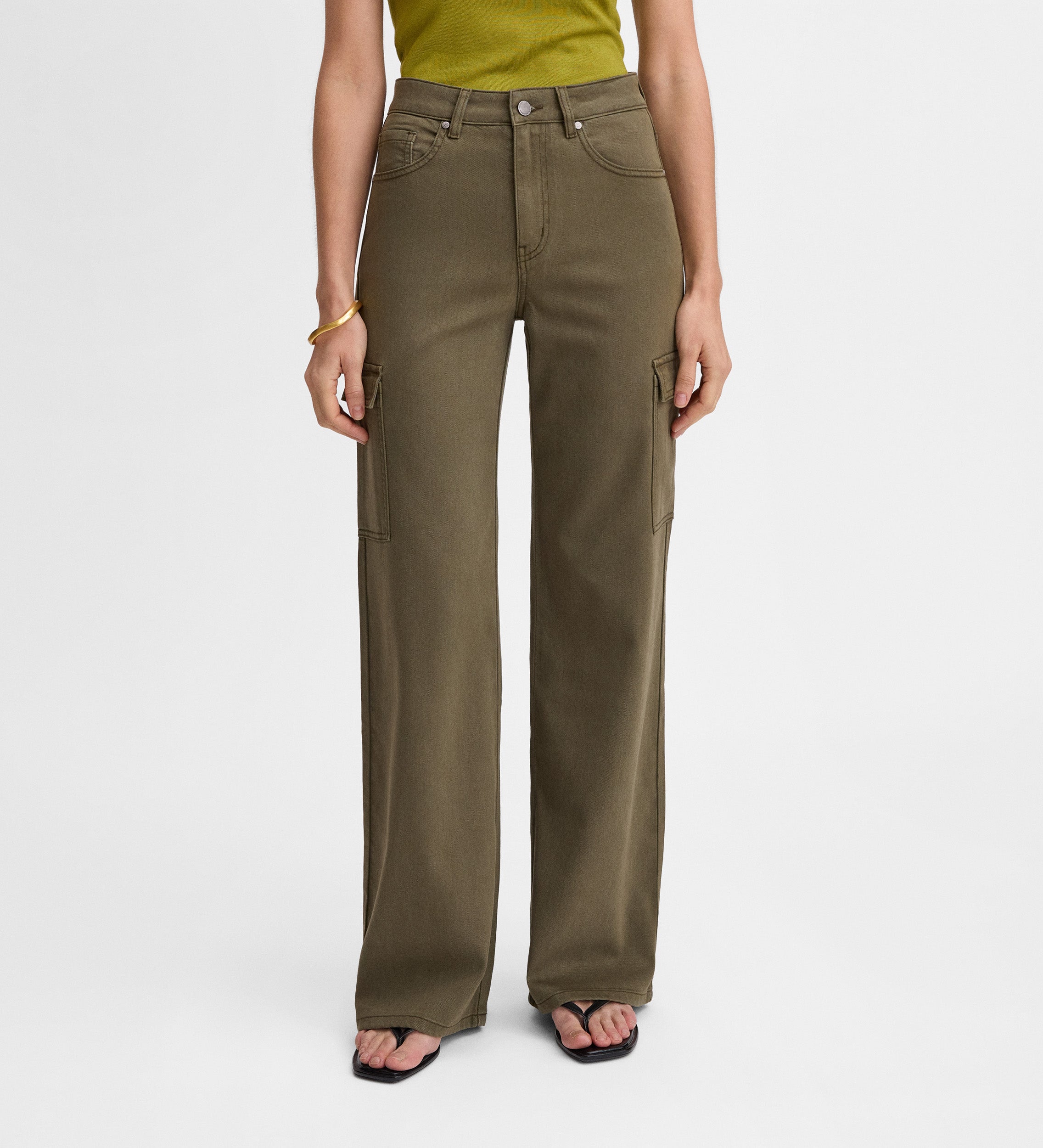 Pantalon cargo en jean