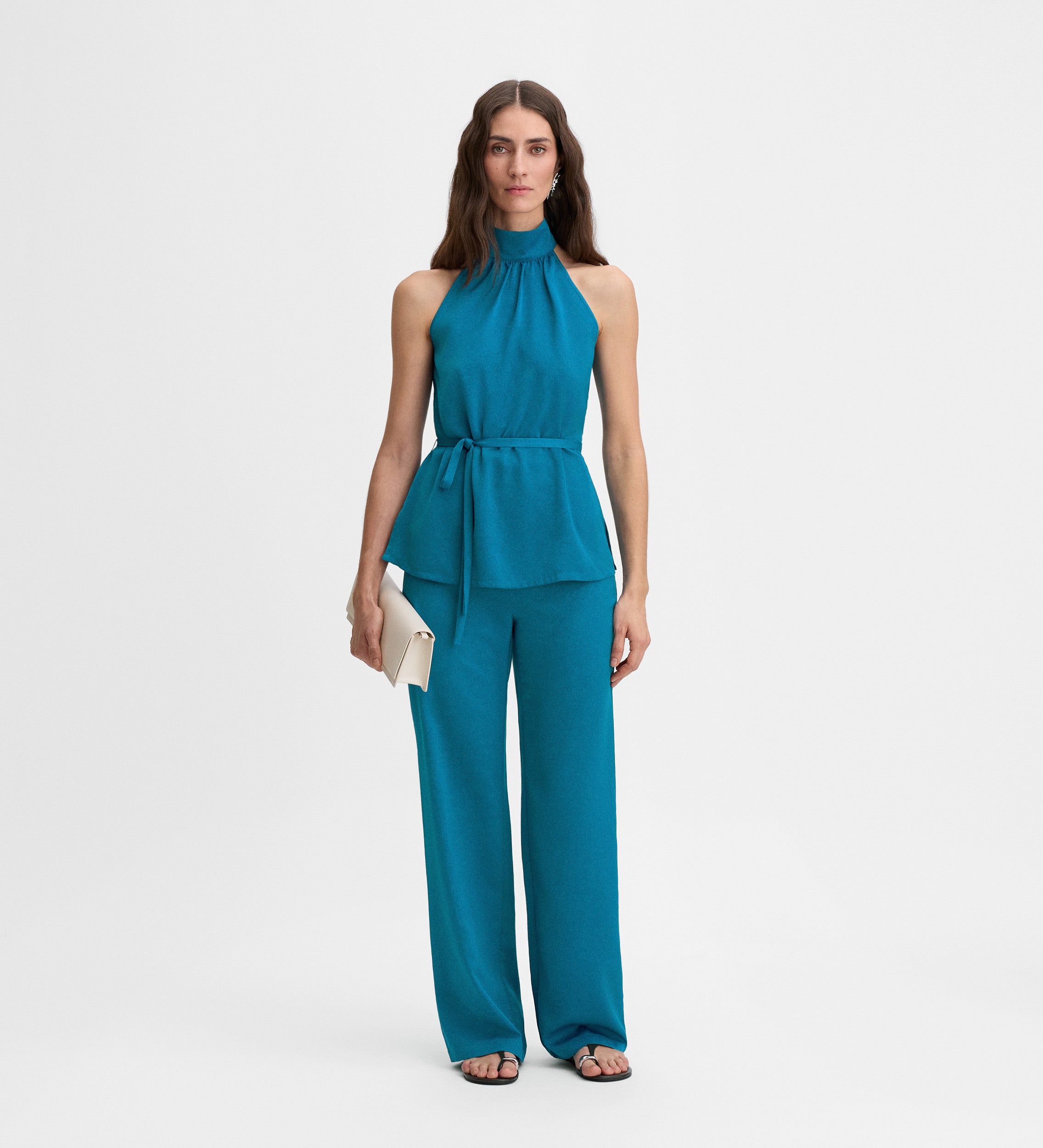 Top halter cinturón