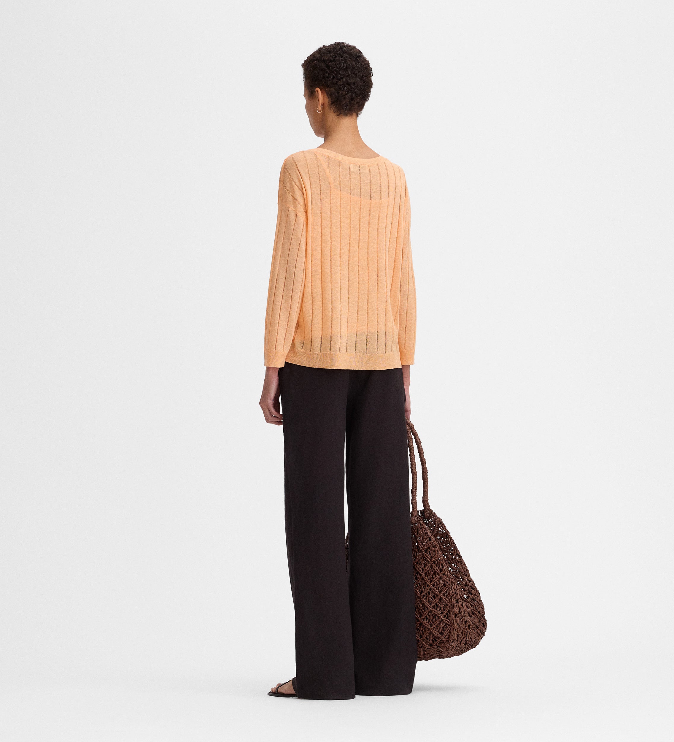 Pull ajouré ample