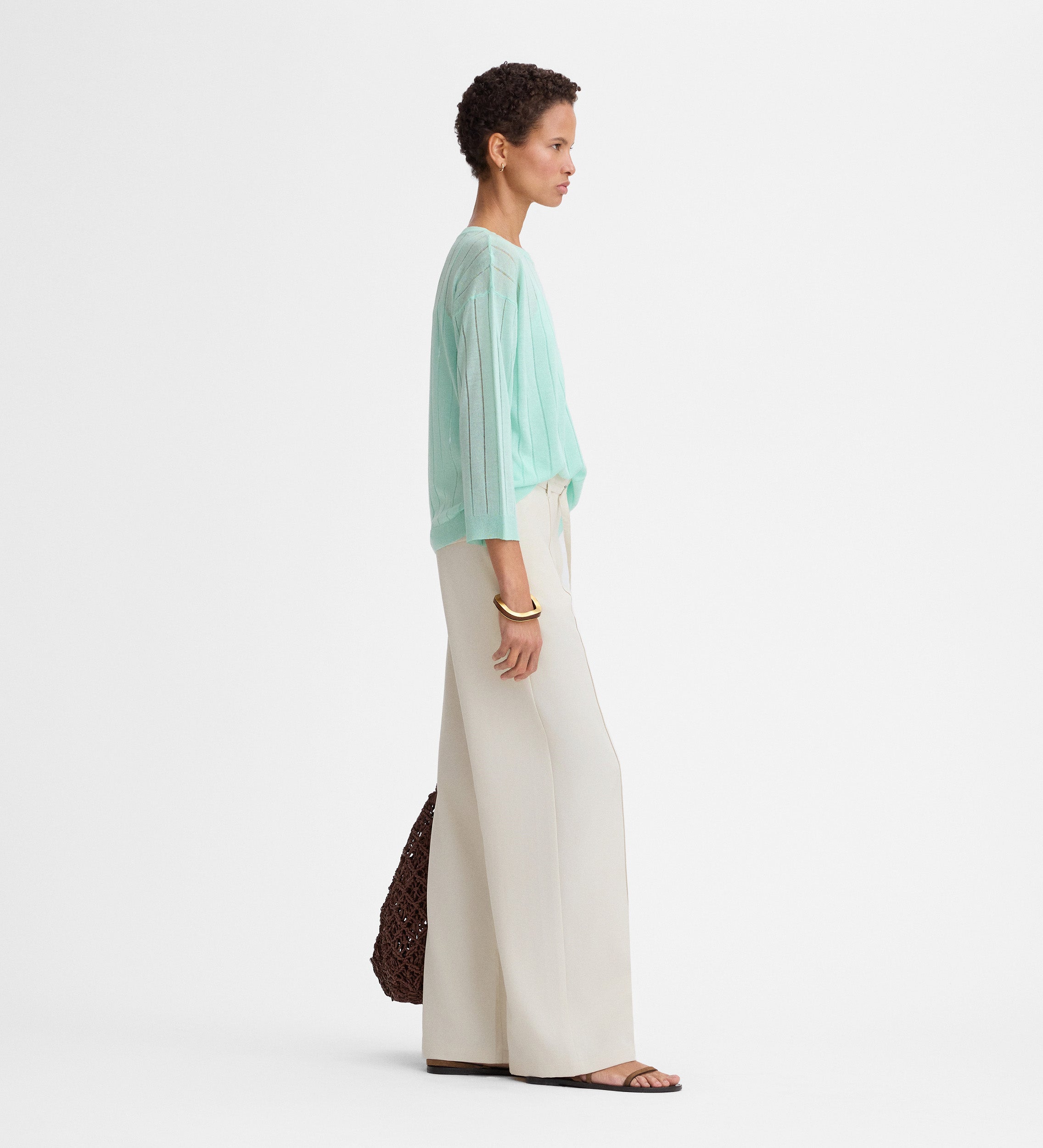 Pull ample maille fine