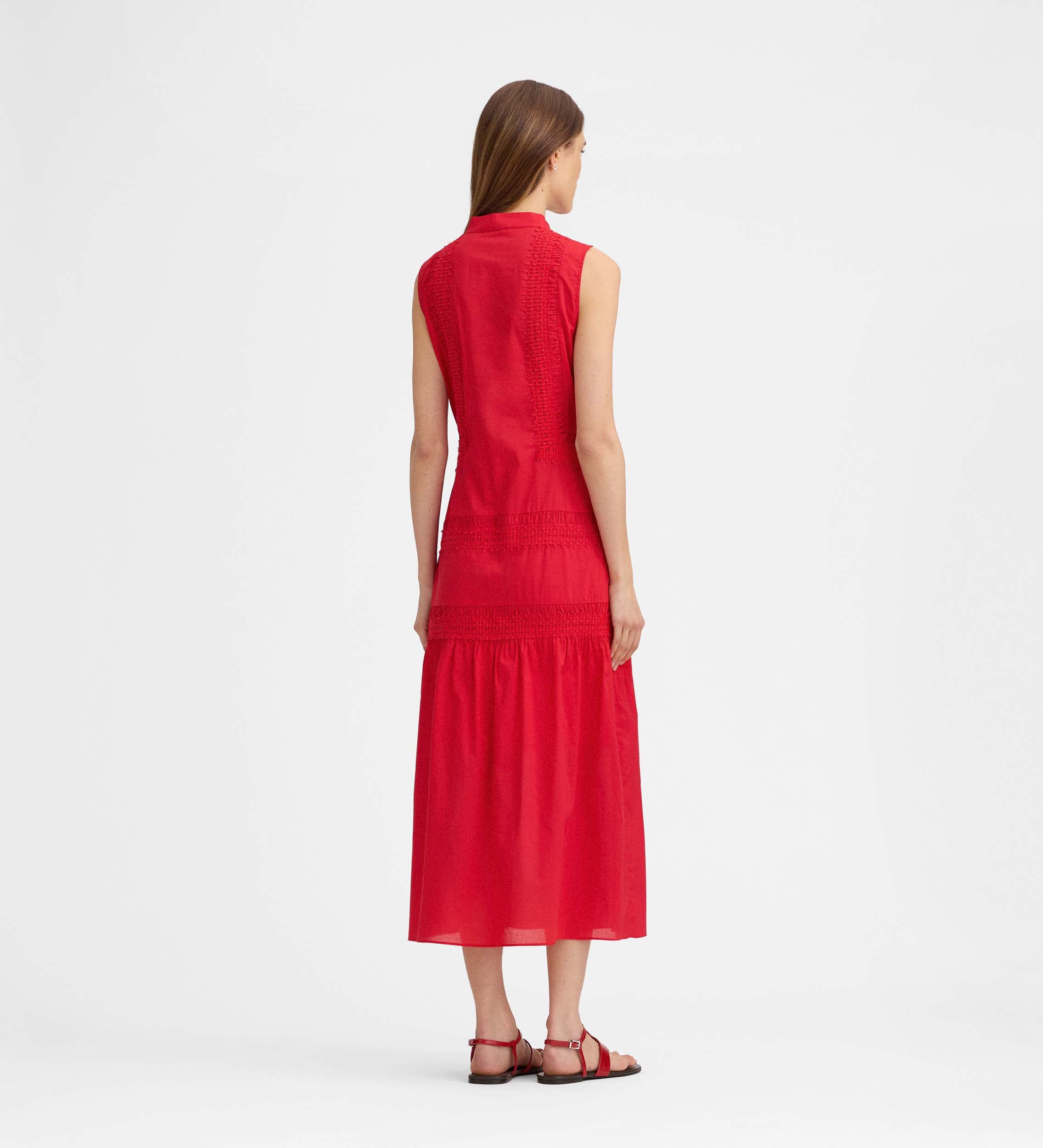 Vestido midi puntillas