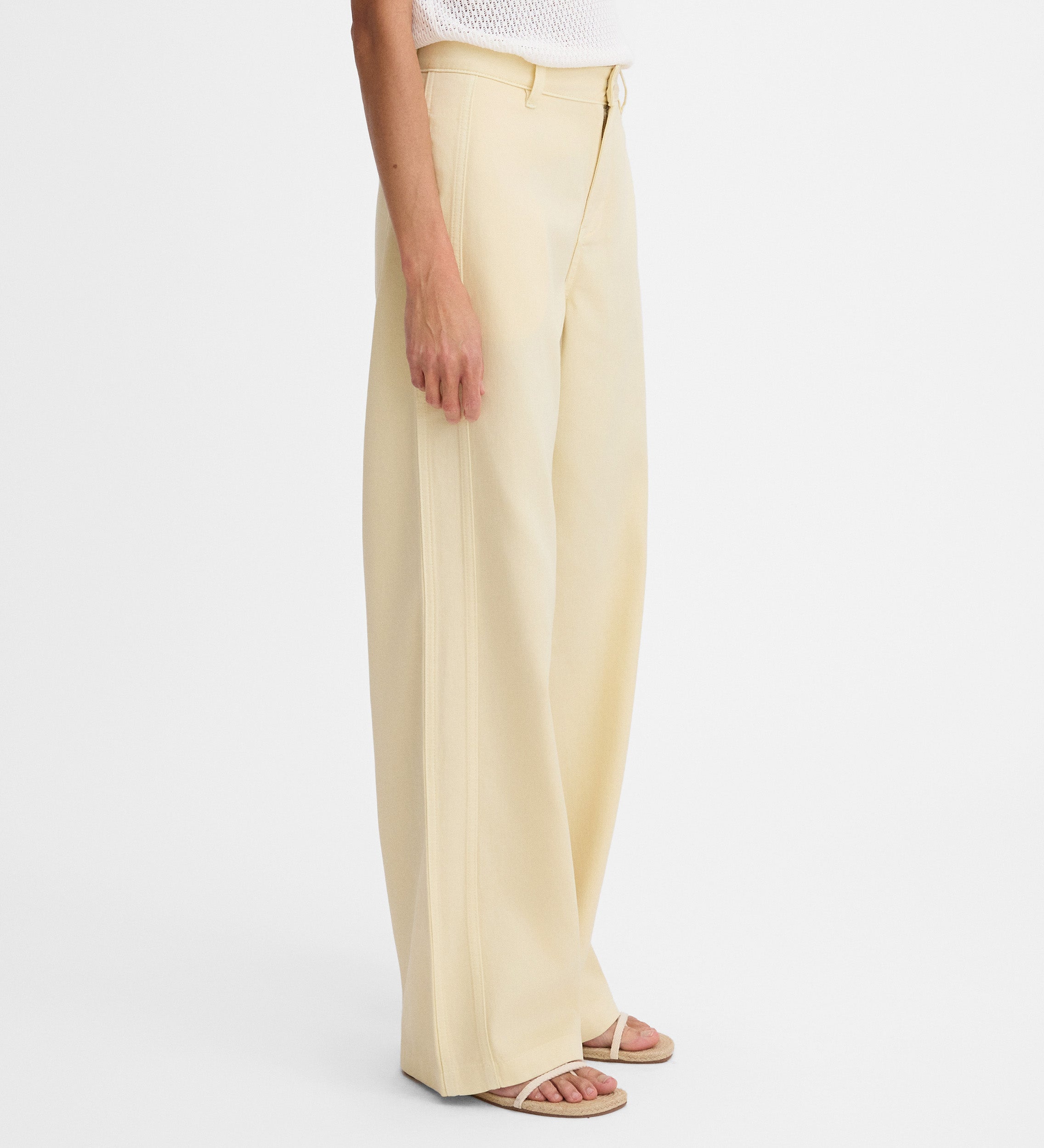 Pantalon large droit