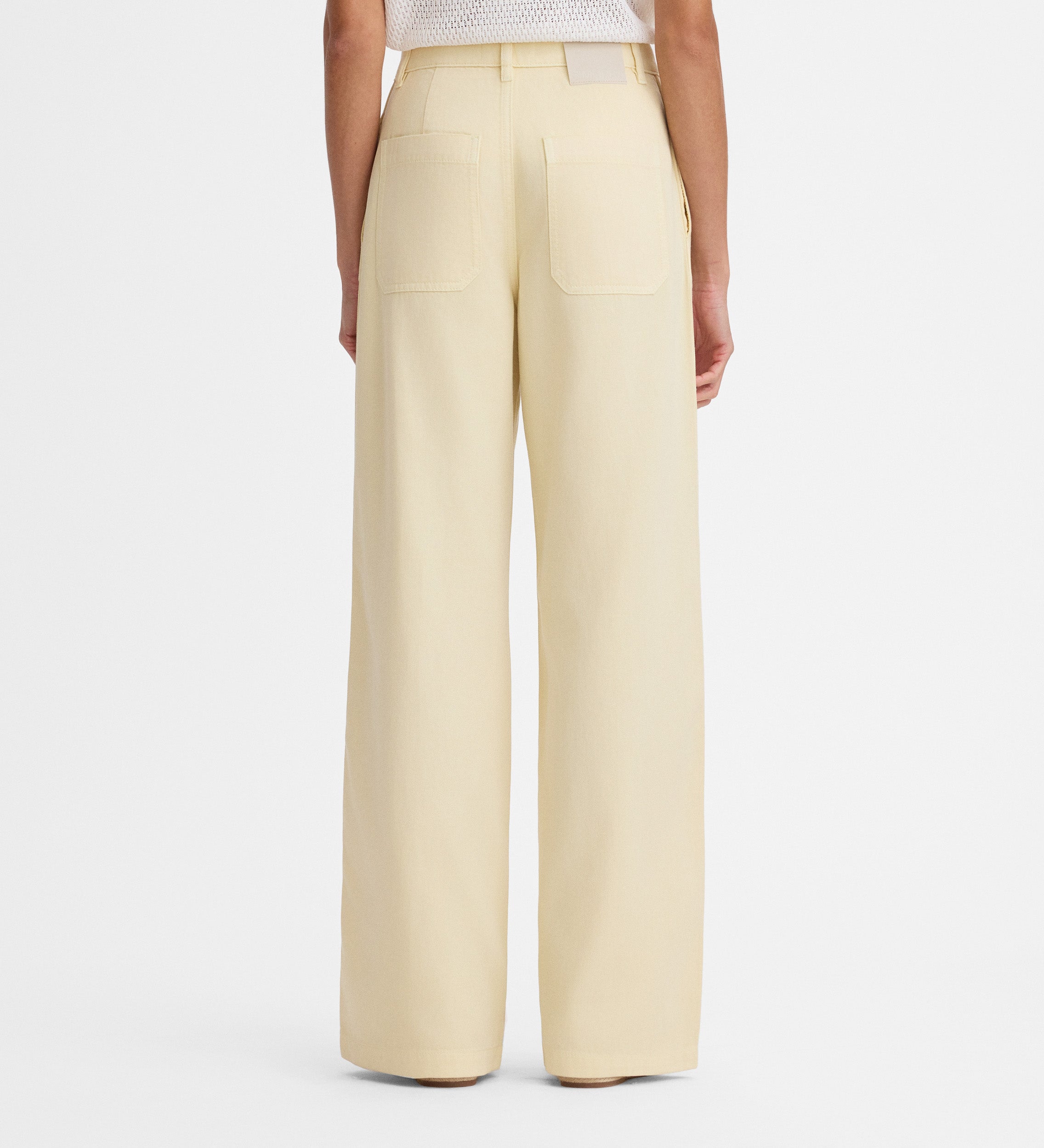 Pantalon large droit