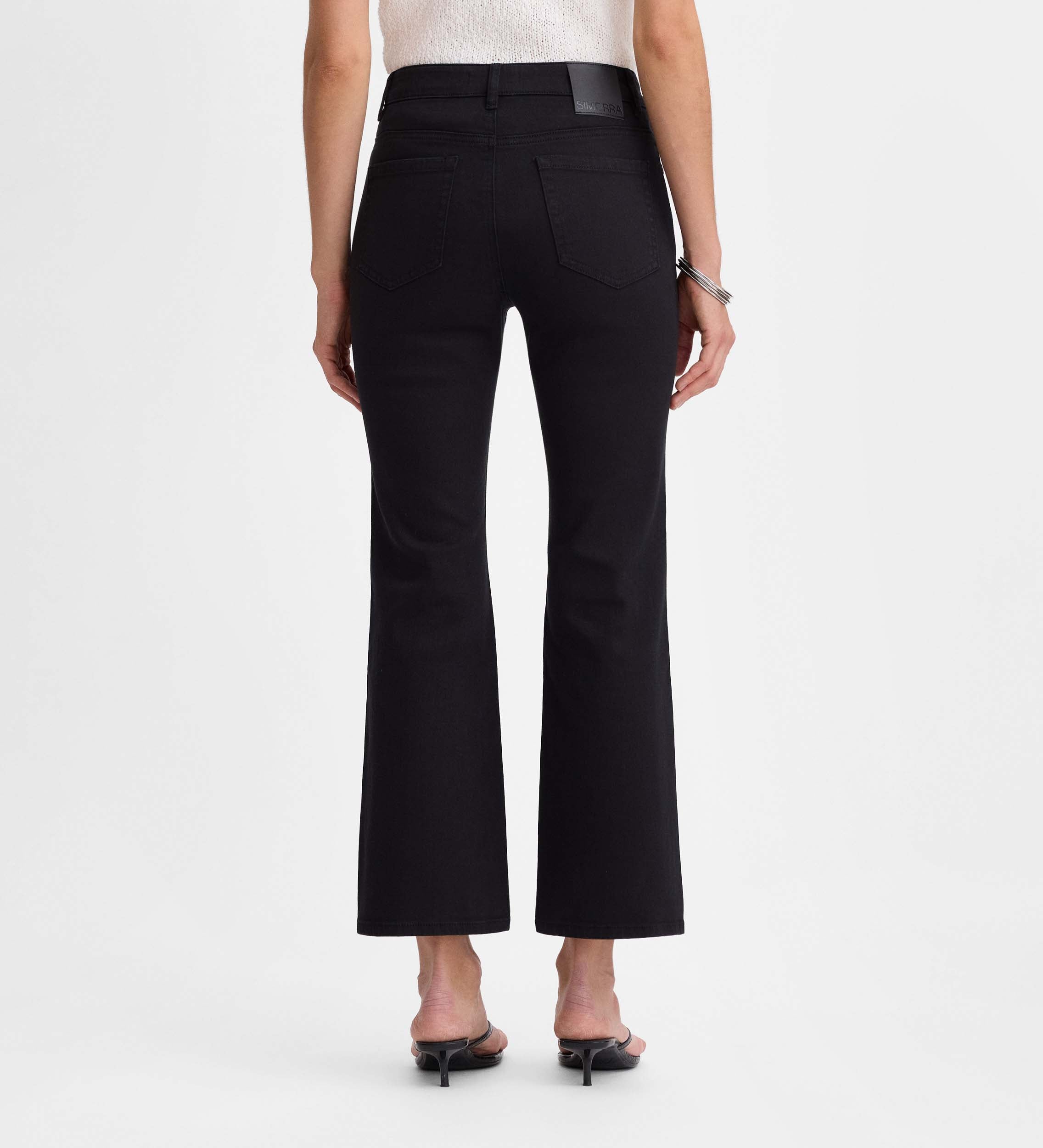 Pantalon court évasé
