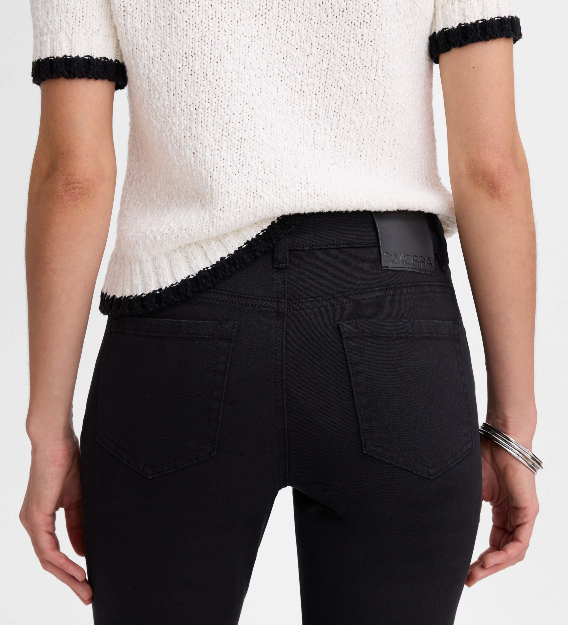 Pantalon court évasé