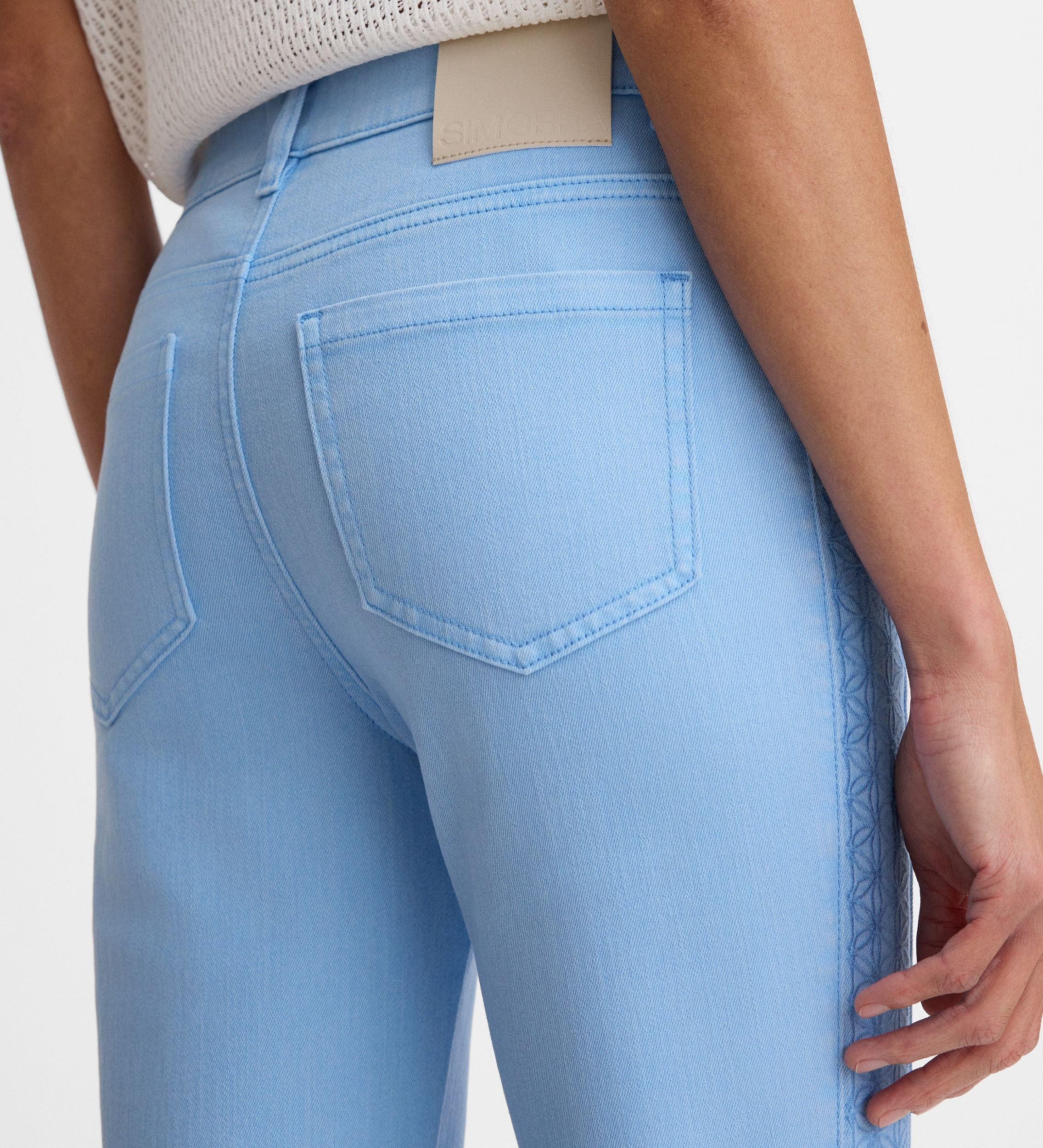 Embroidered jeans