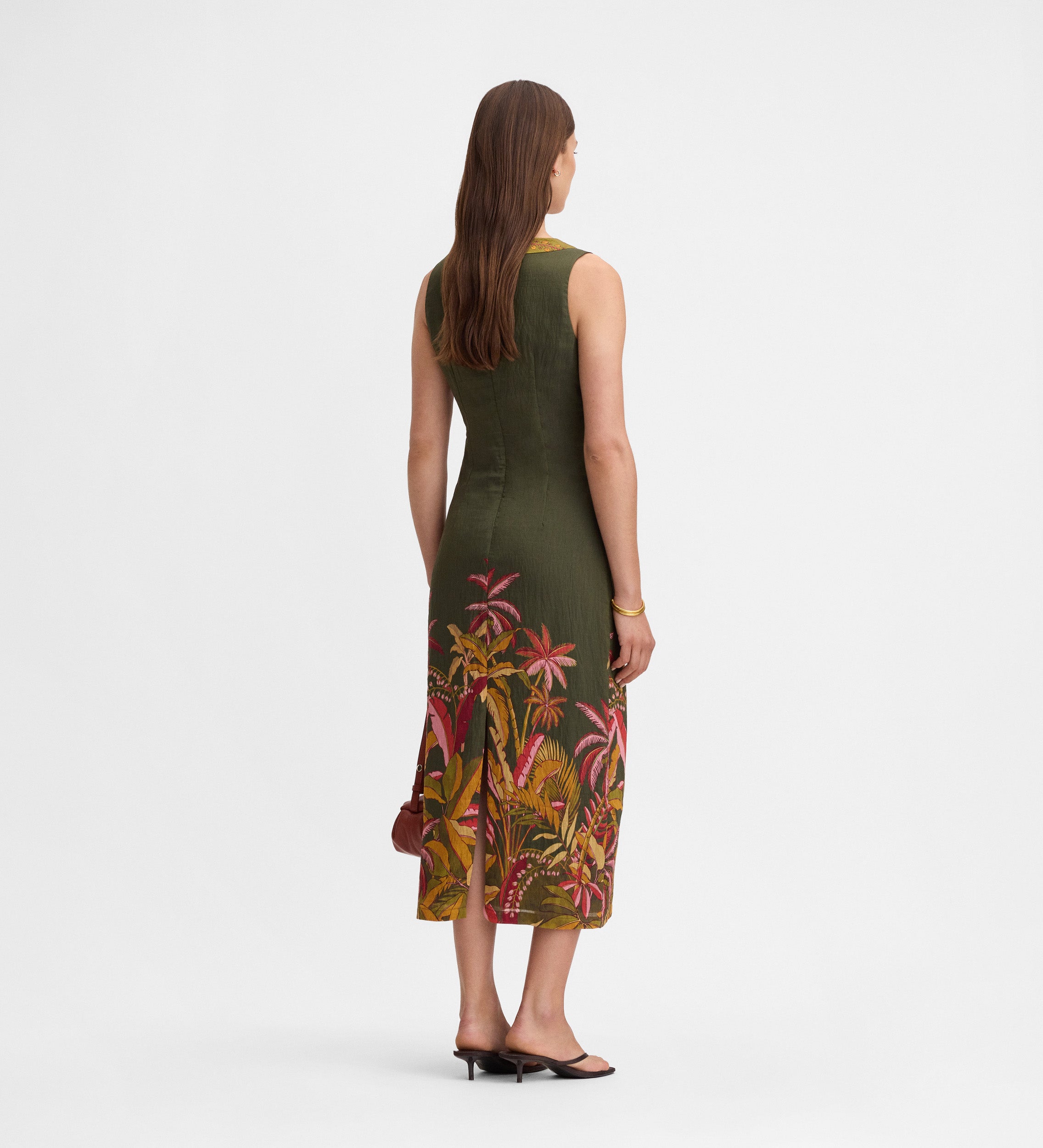 Robe longue imprimée