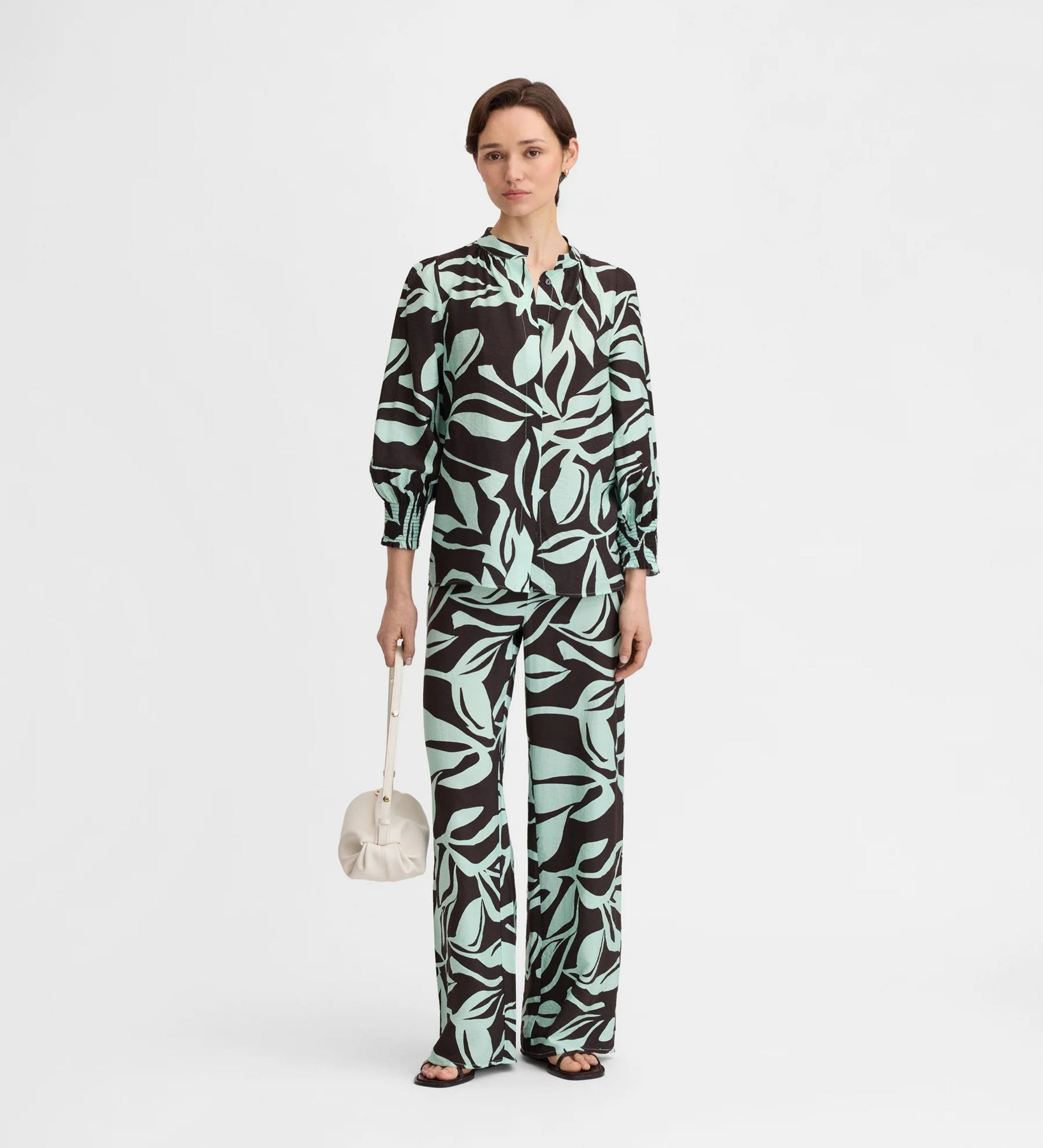 Pantalón fluido estampado