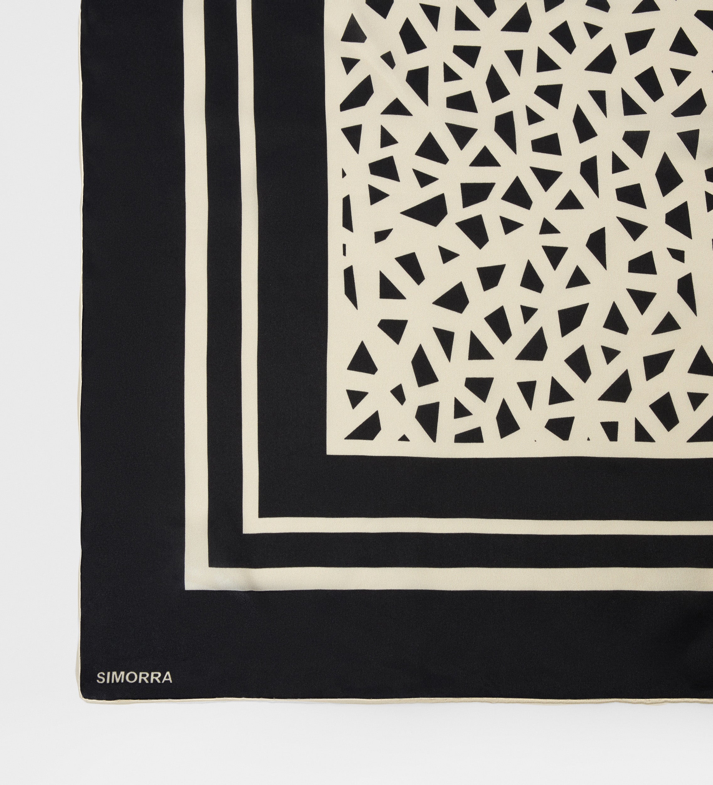 Printed silk scarf