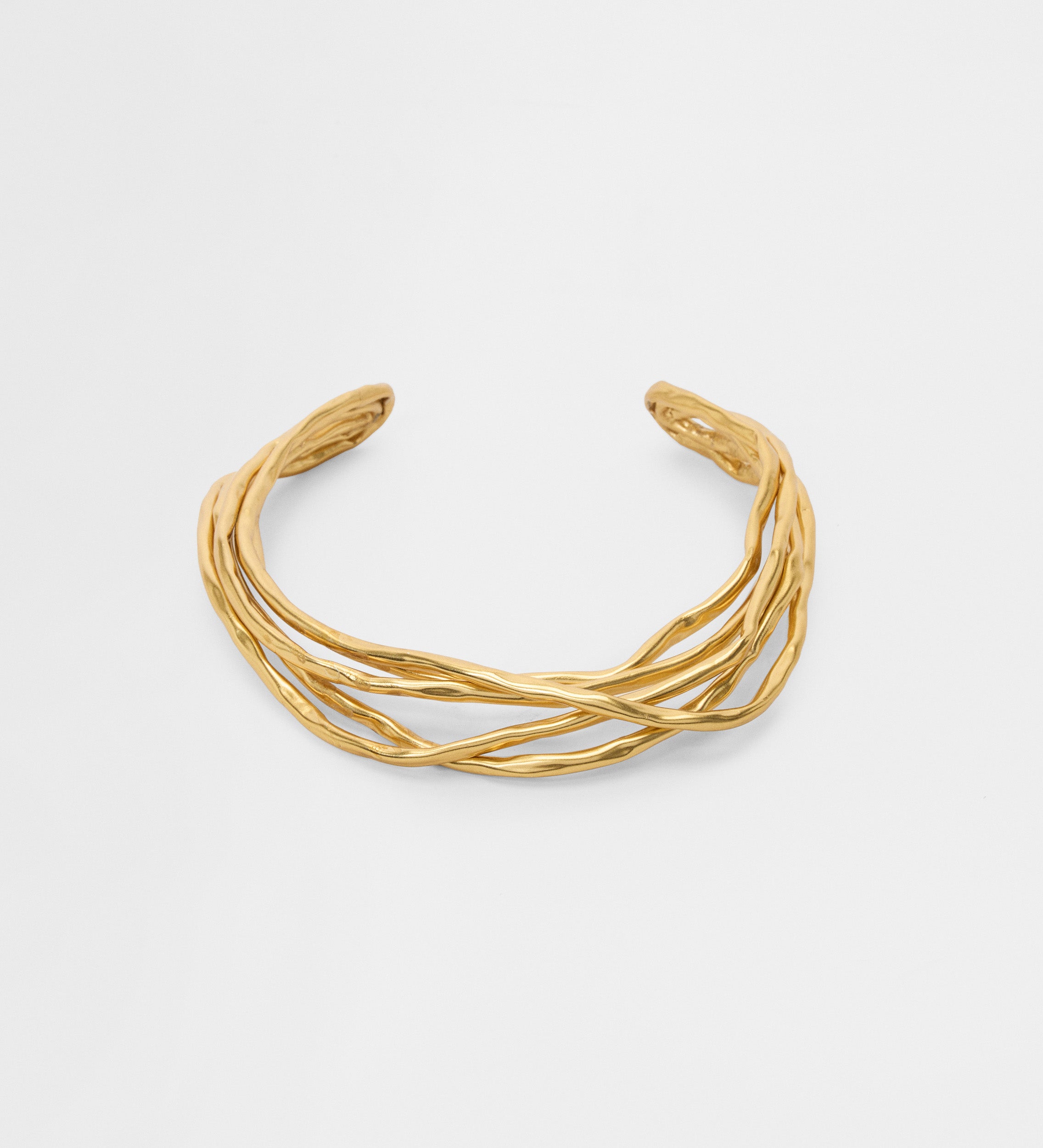 Choker necklace tubular straps