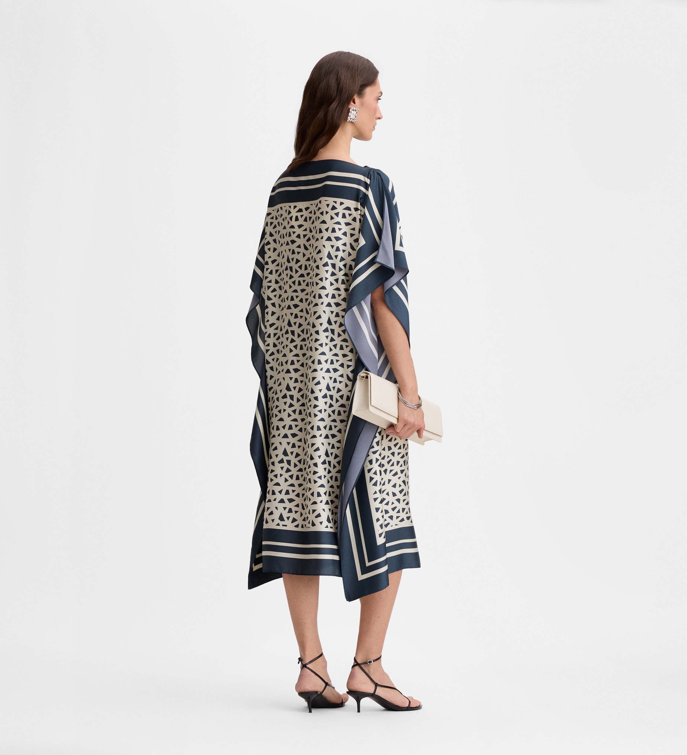 Scarf print dress