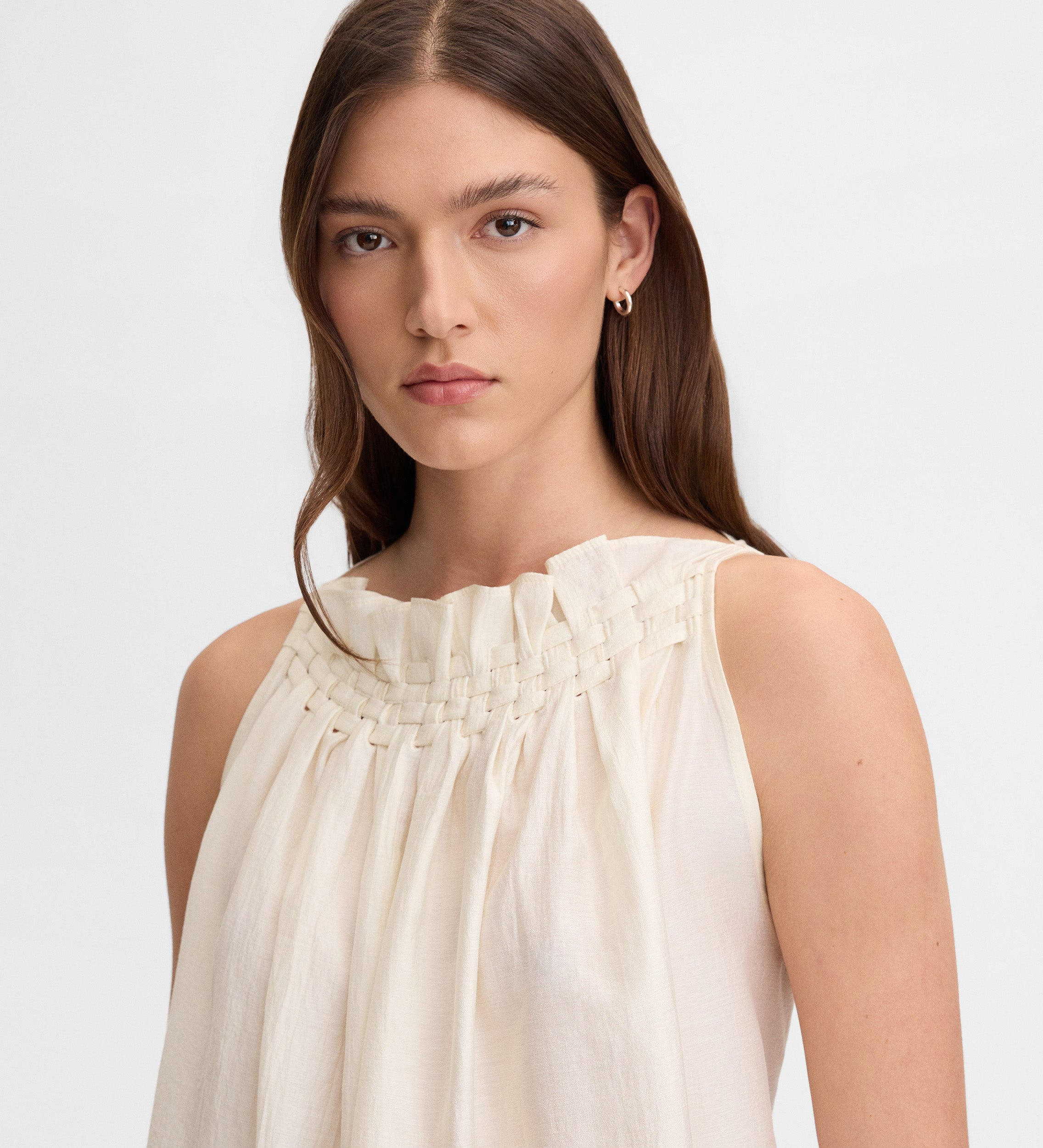 Top escote entrelazado