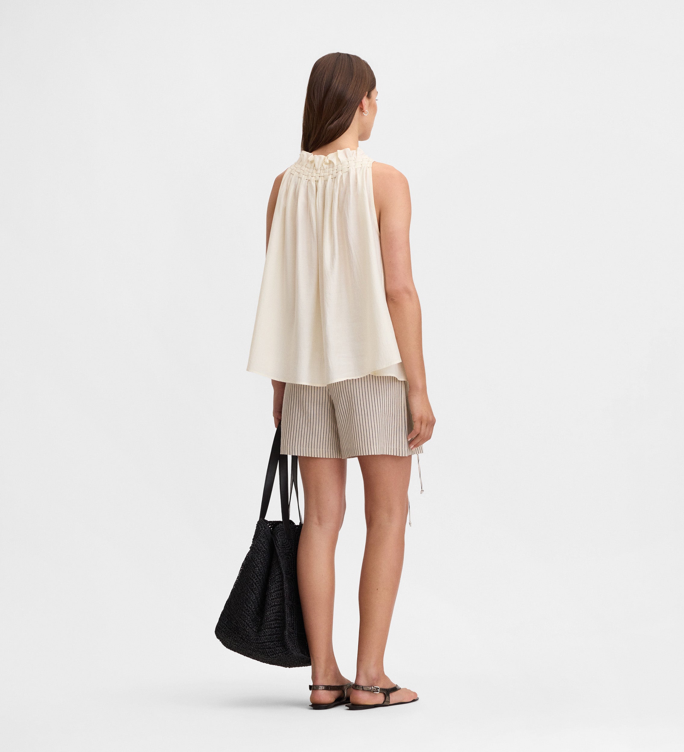 Top escote entrelazado