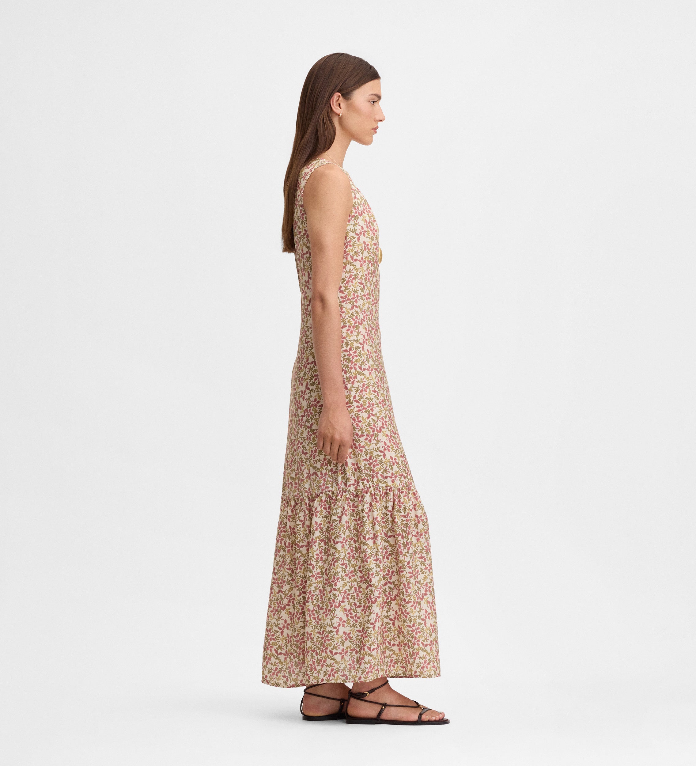 Flowy printed dress