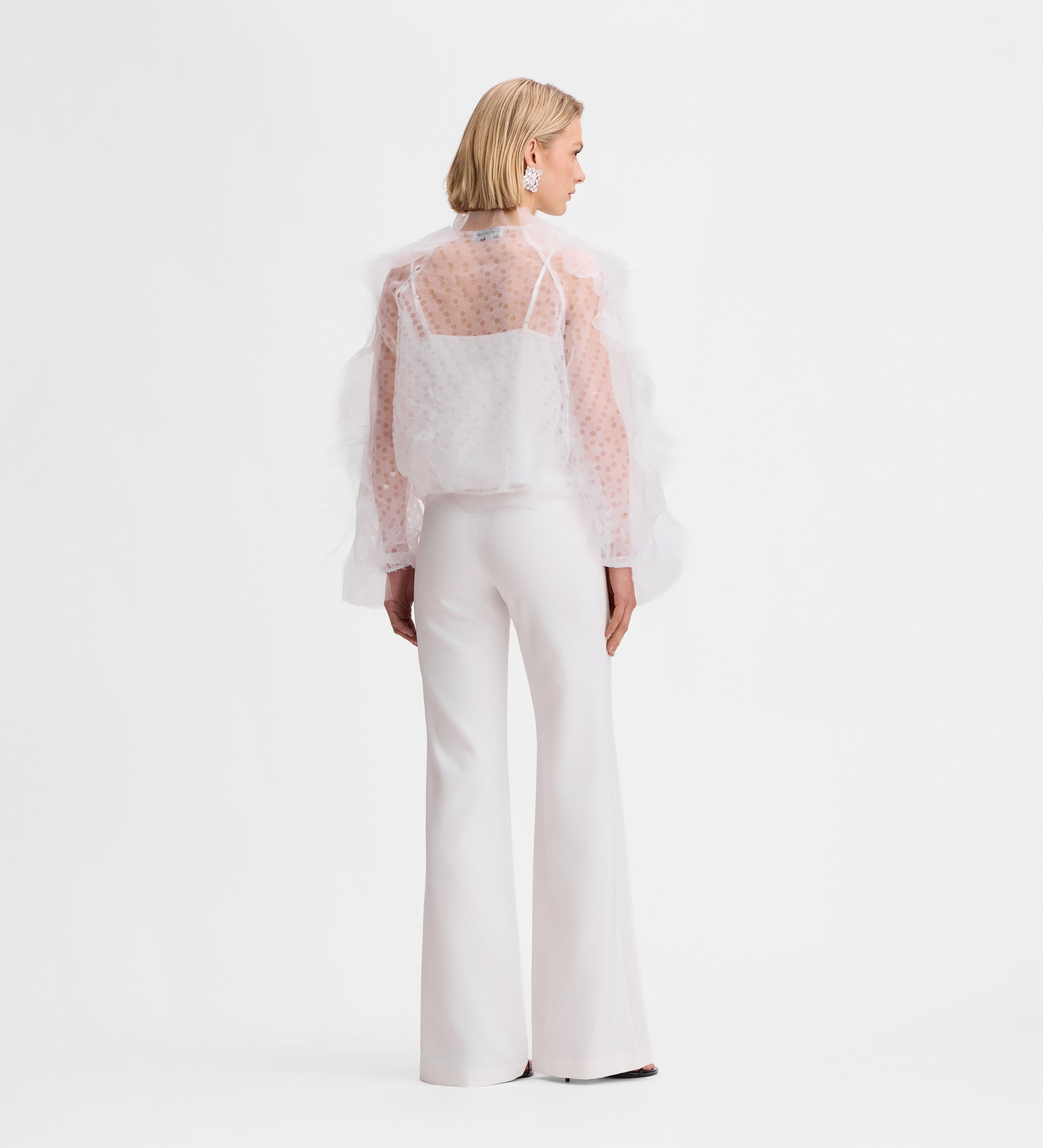 Organza bomber jacket