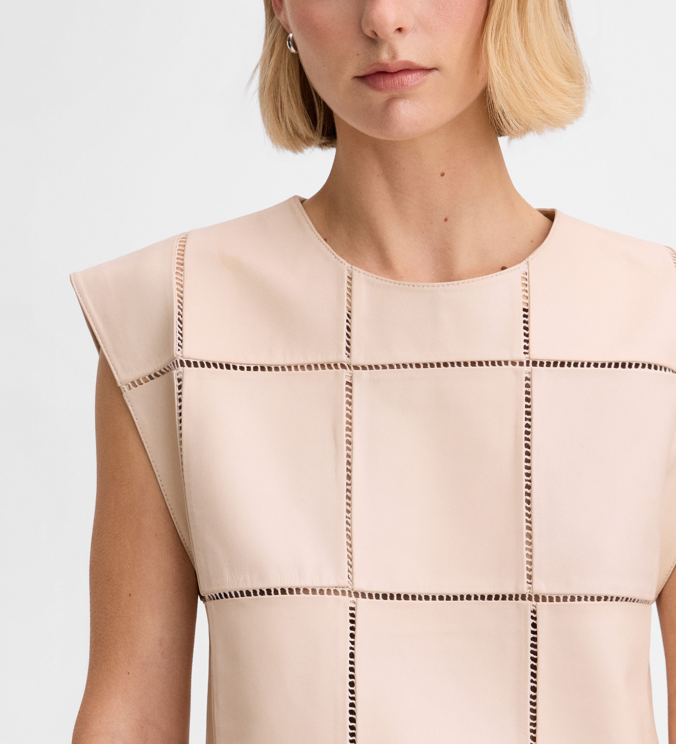 Nappa leather top