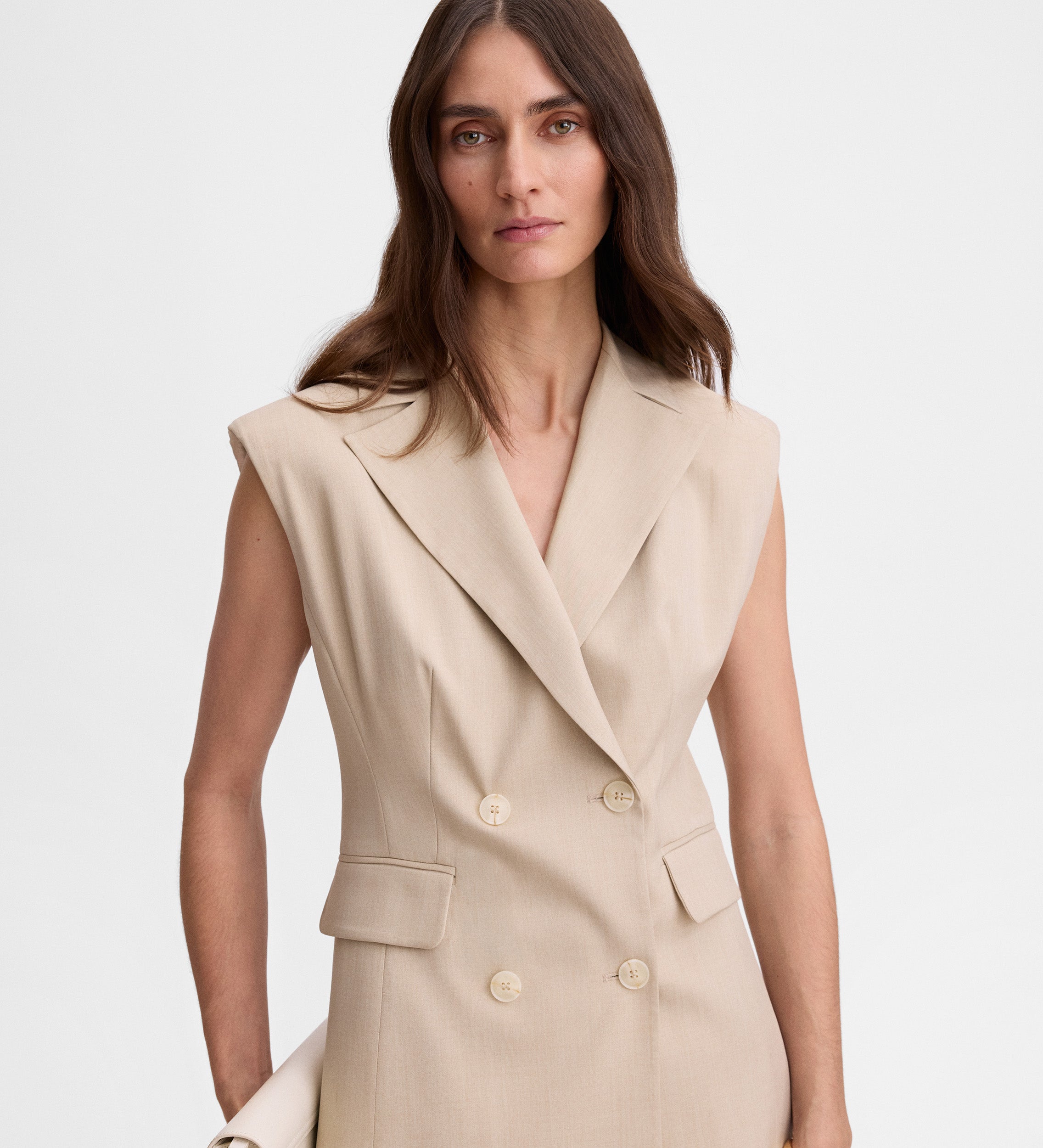 Gilet à double boutonnage