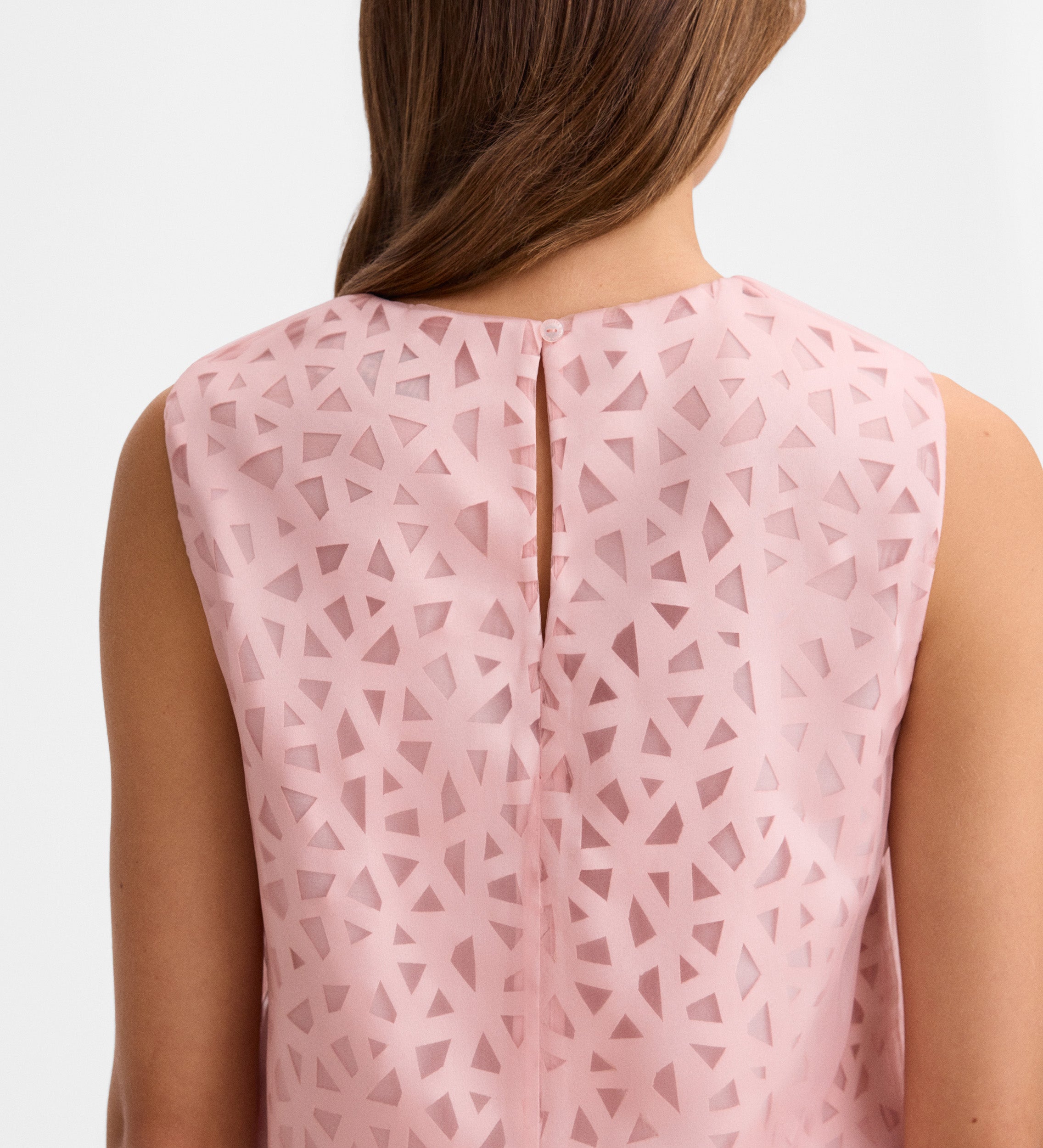 Short satin top