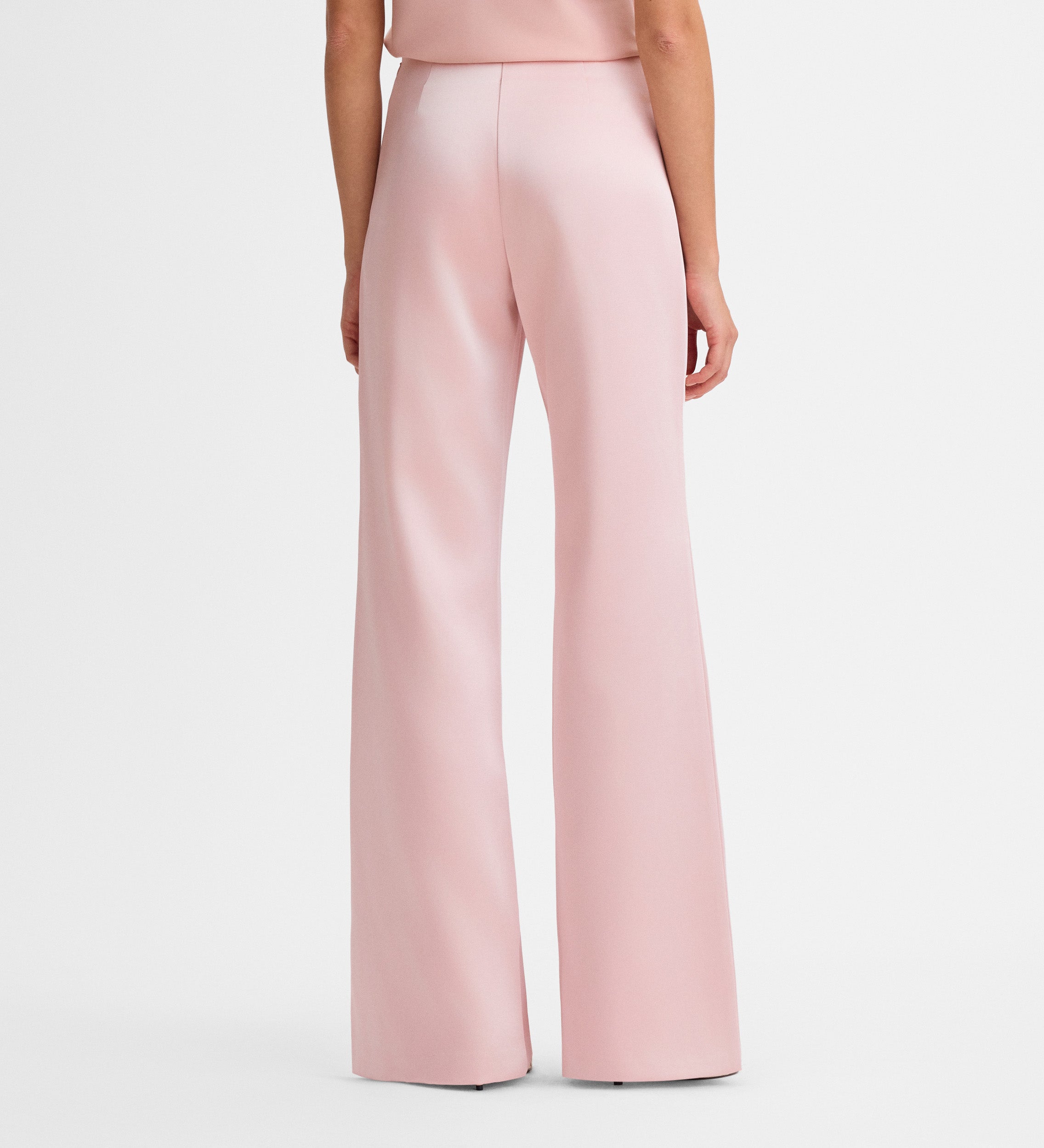 Satin palazzo pants