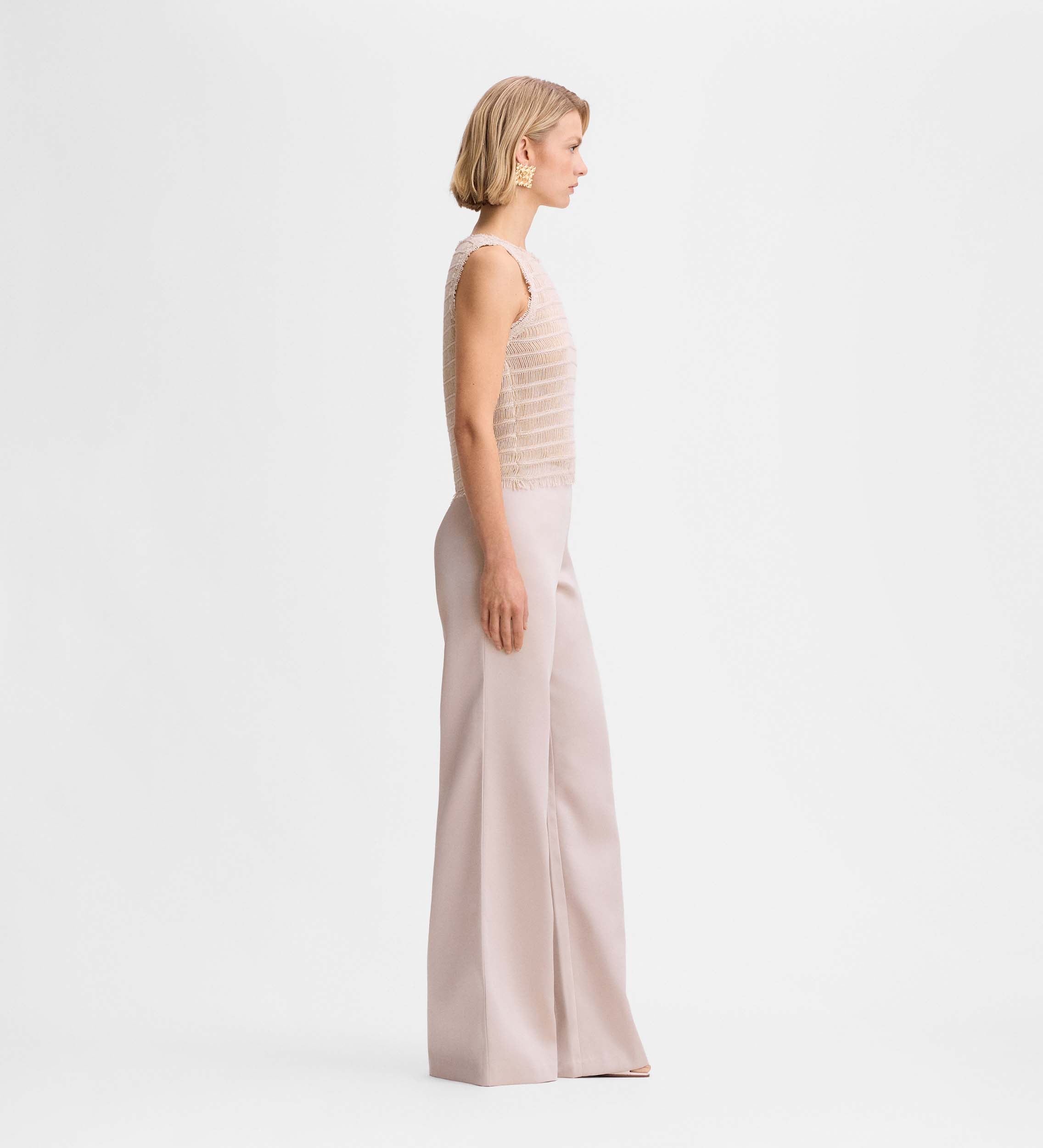 Pantalon palazzo en satin