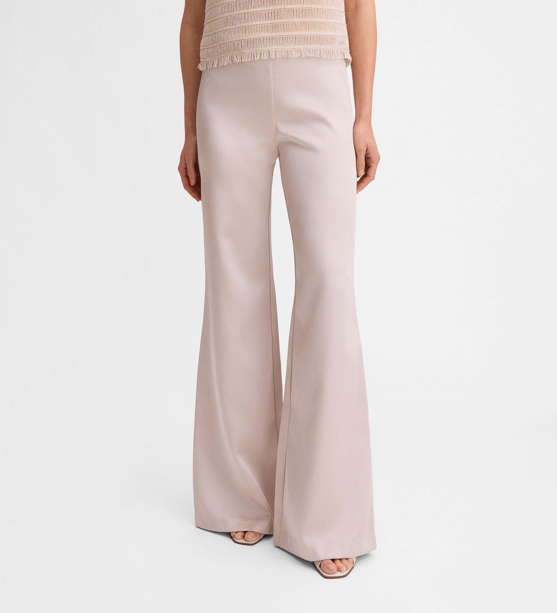 Pantalon palazzo en satin