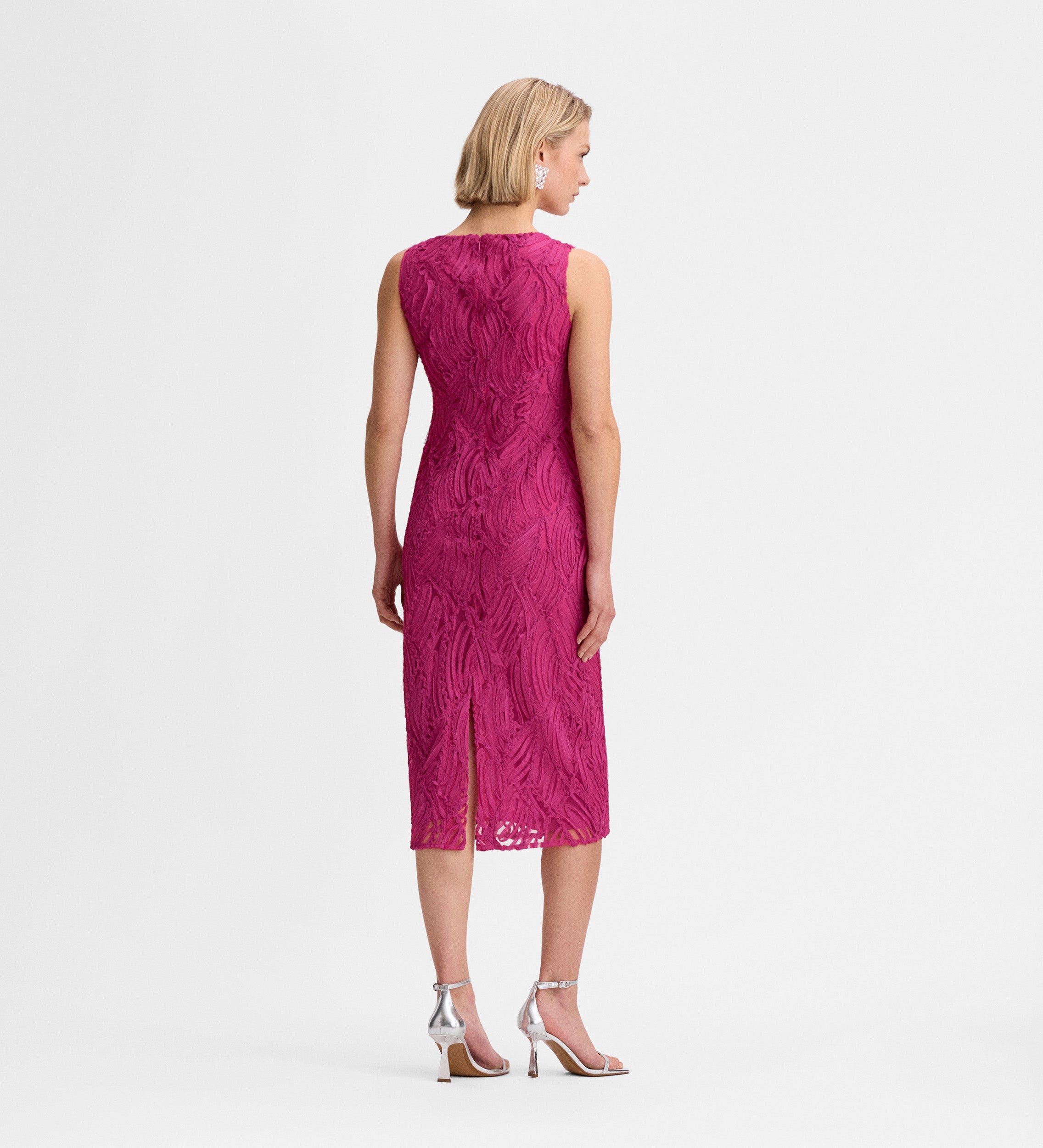 Fitted embroidered dress