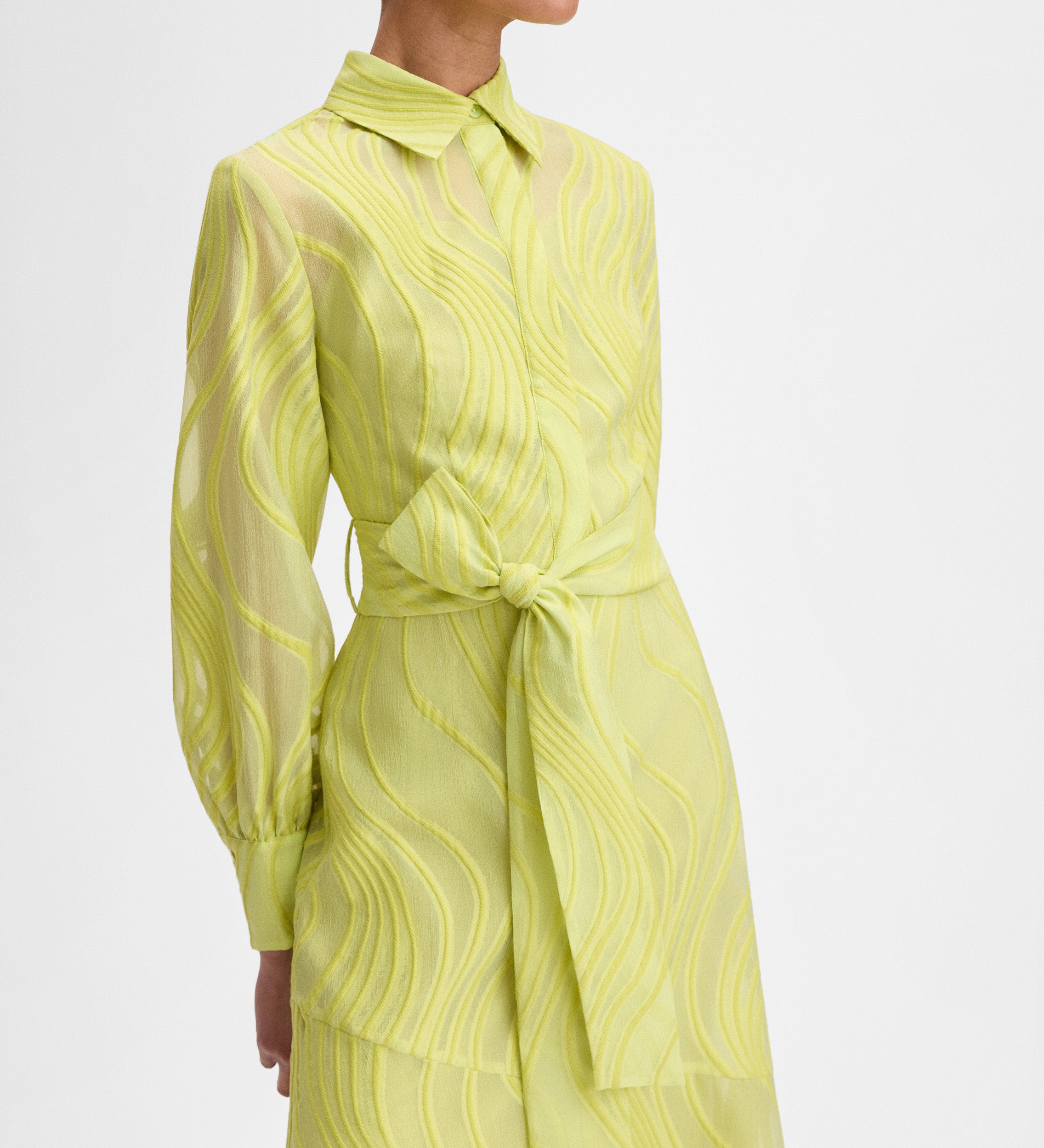Midi shirt dress