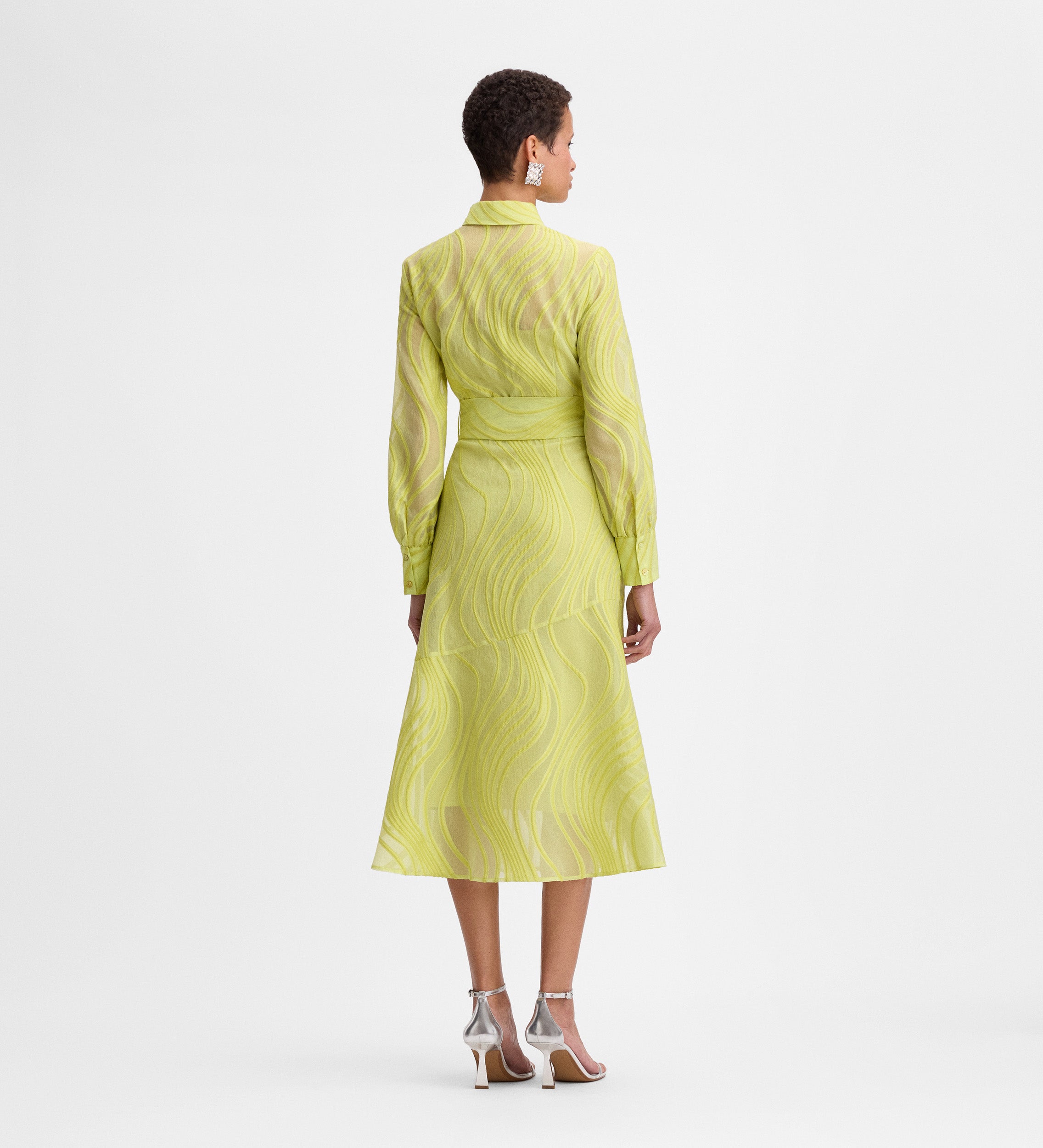 Midi shirt dress