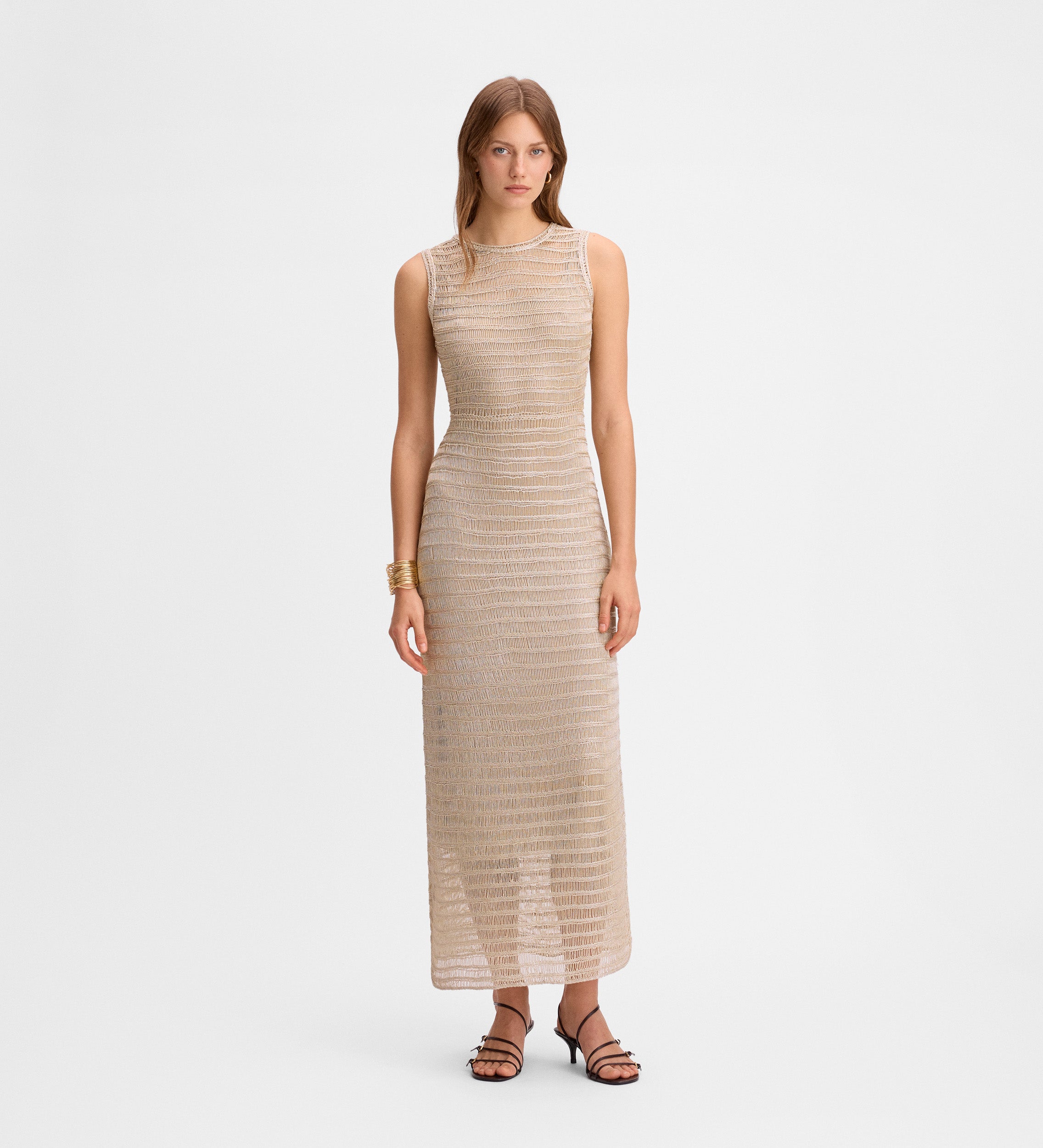 Long knitted dress