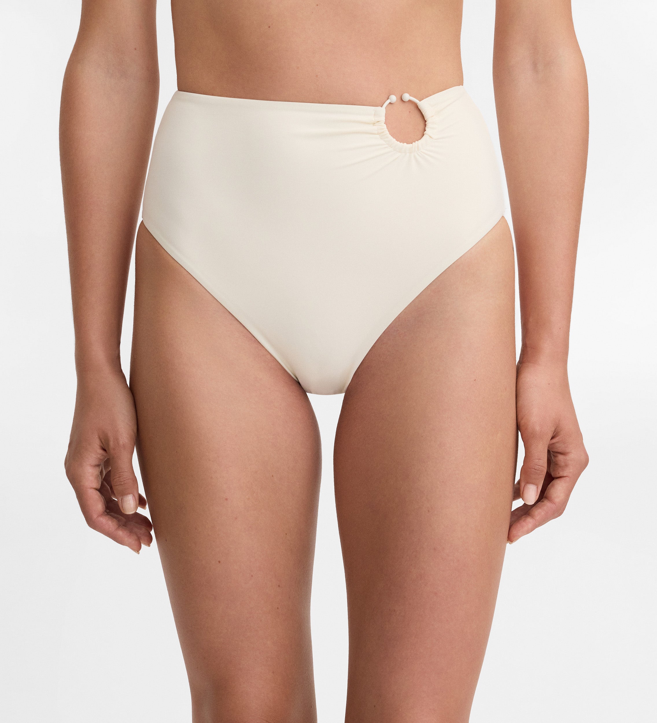 High-waist bikini bottom