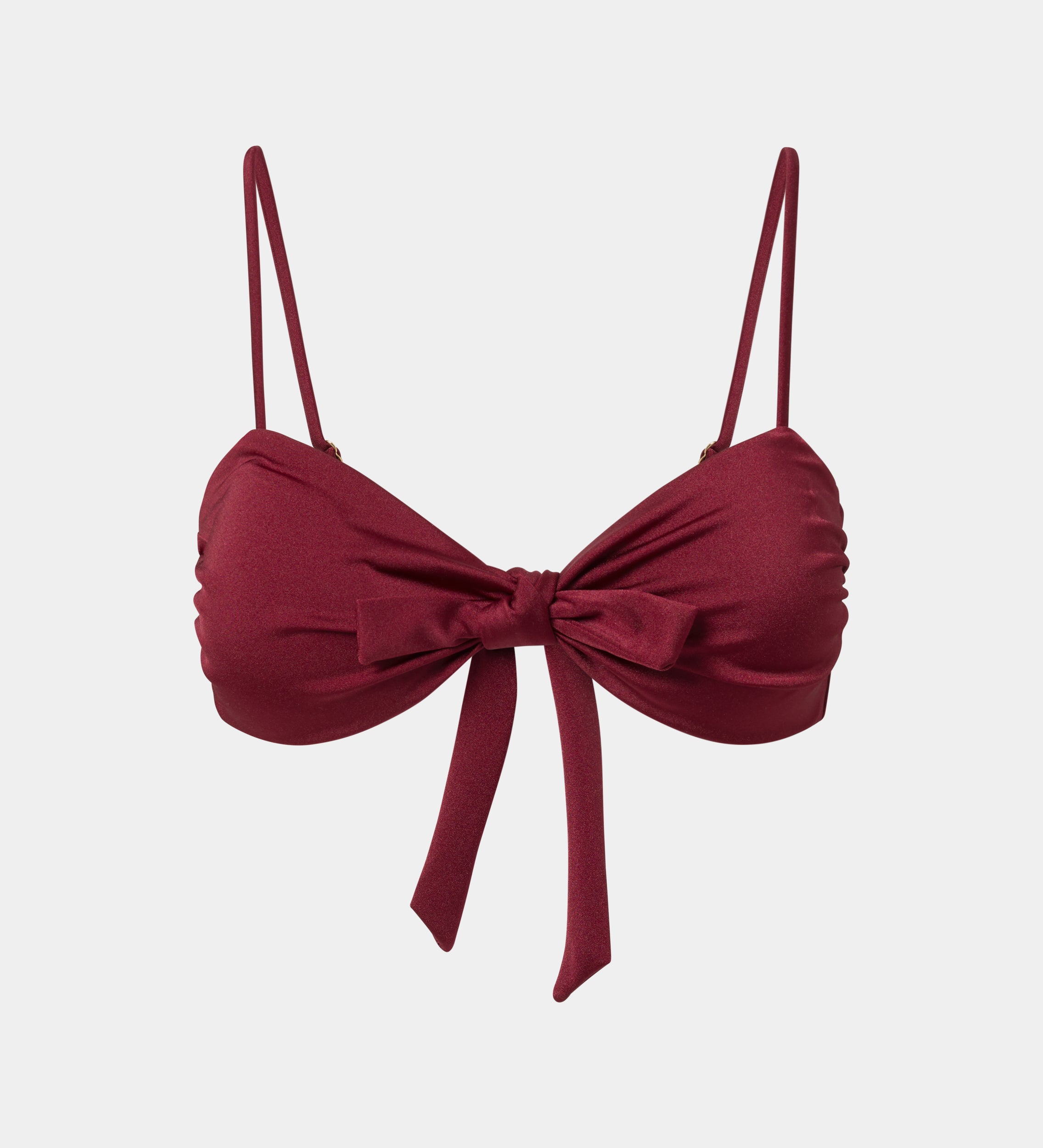 Top bikini fruncido