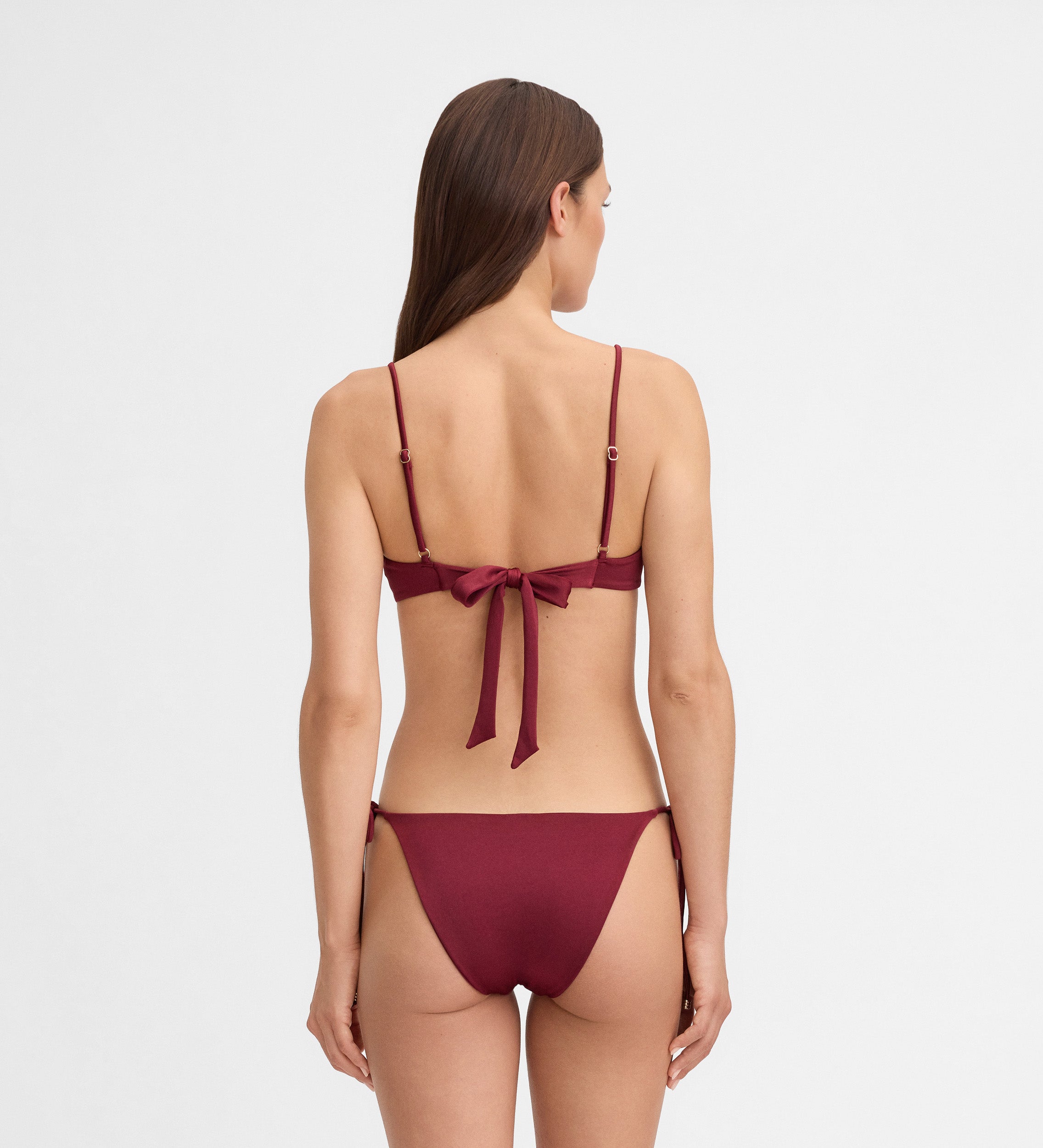 Top bikini fruncido