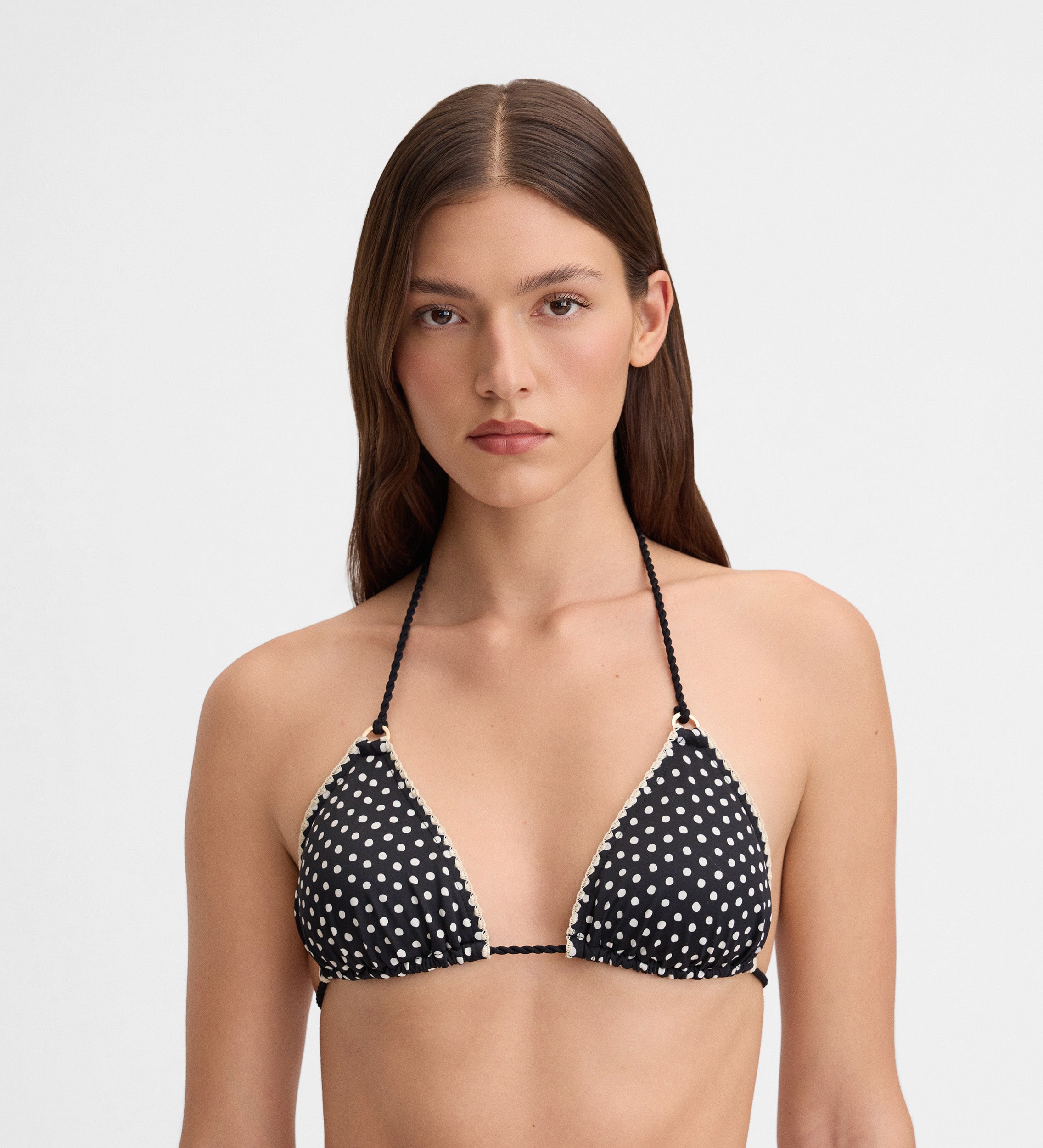 Top bikini estampado