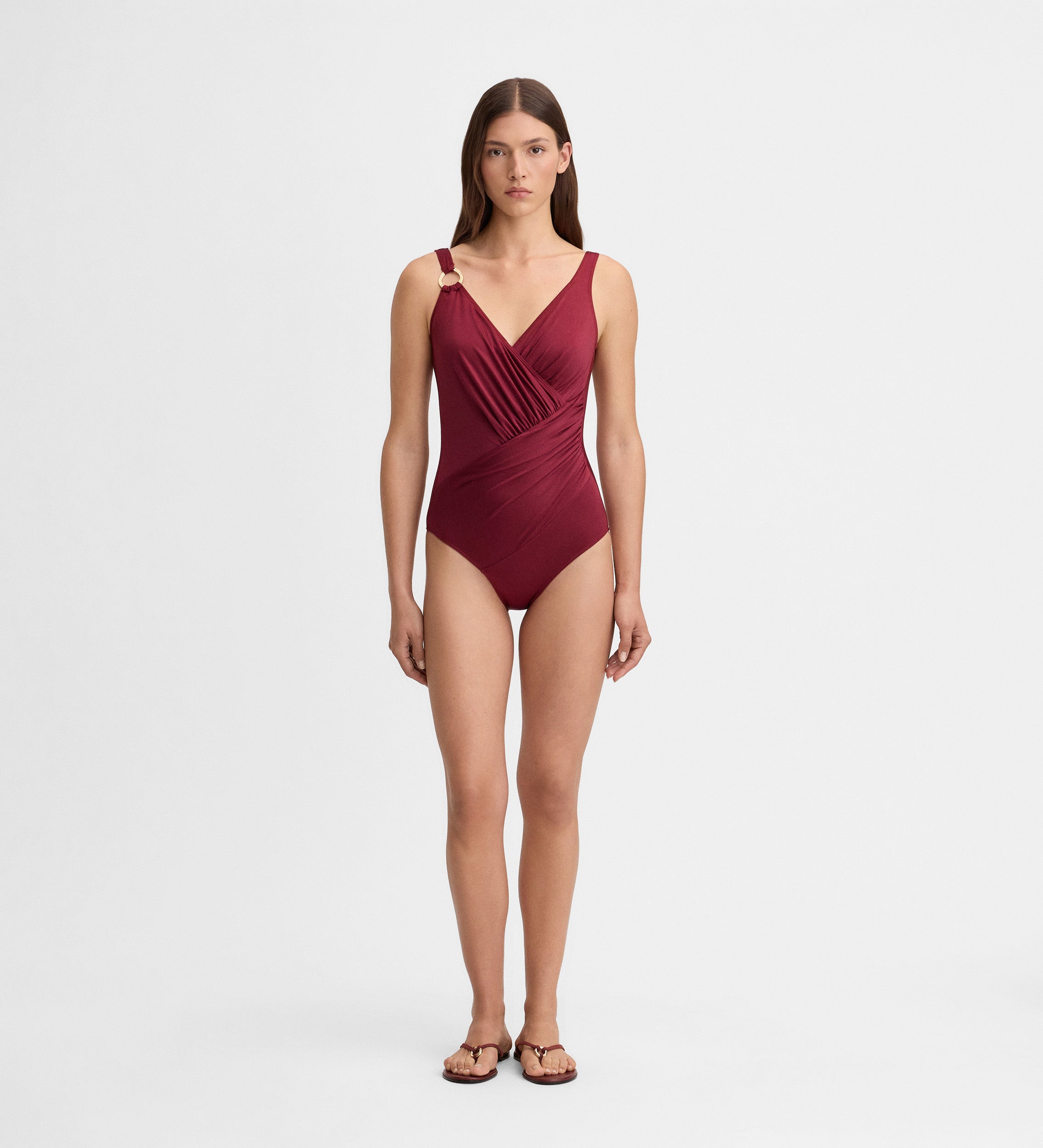 Maillot de bain drapé