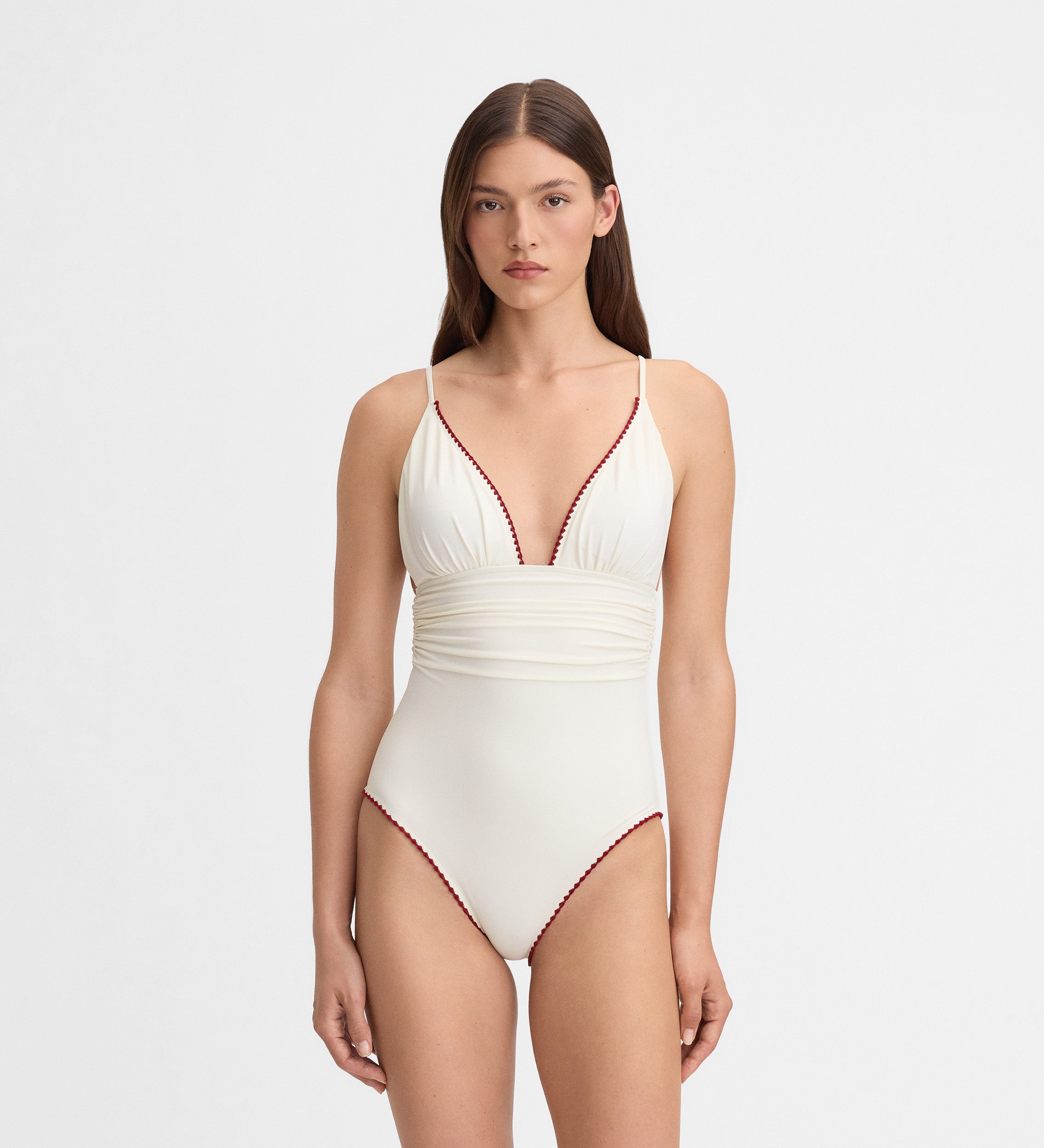 Maillot de bain décolleté en V