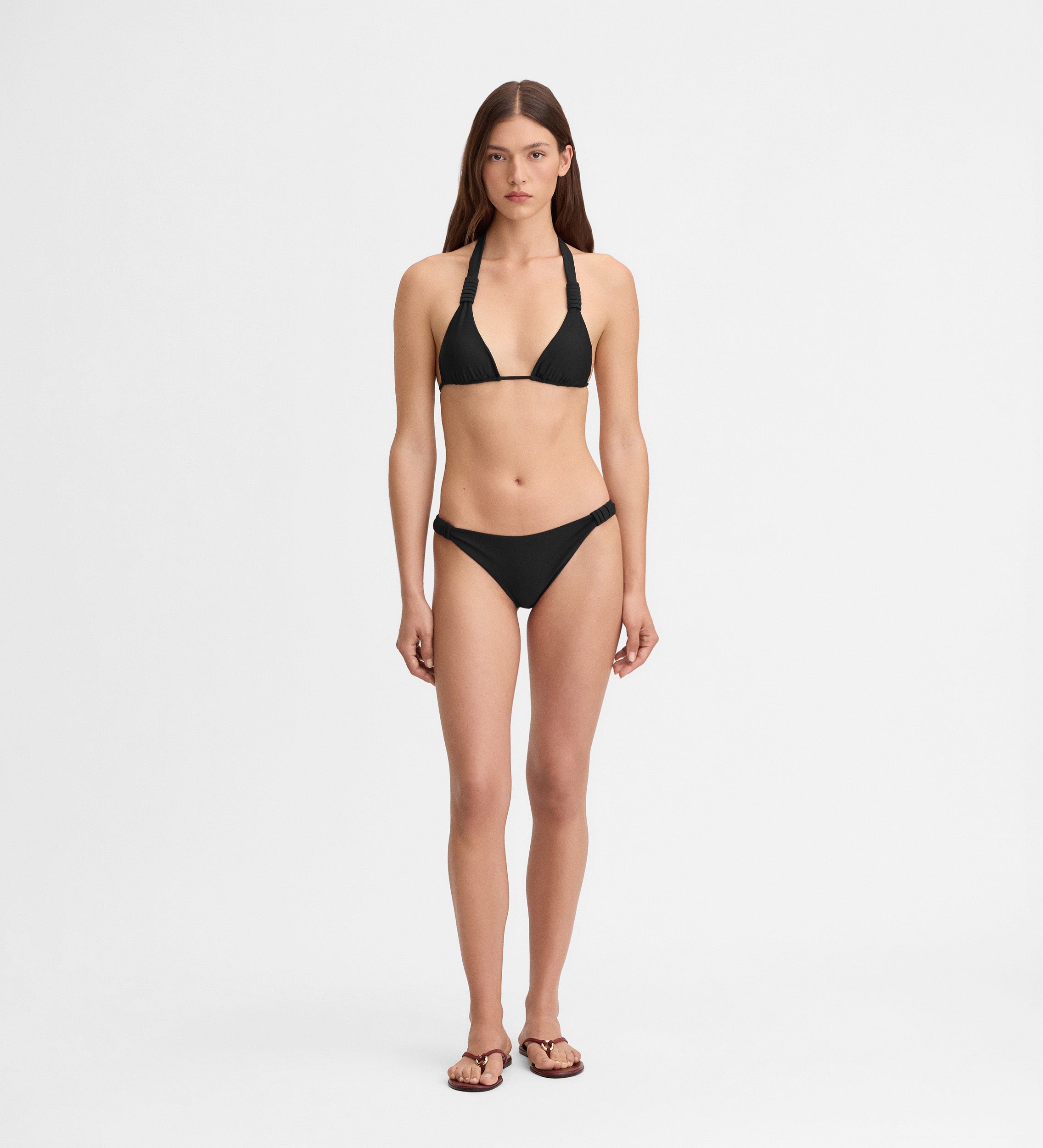 Top bikini triangular