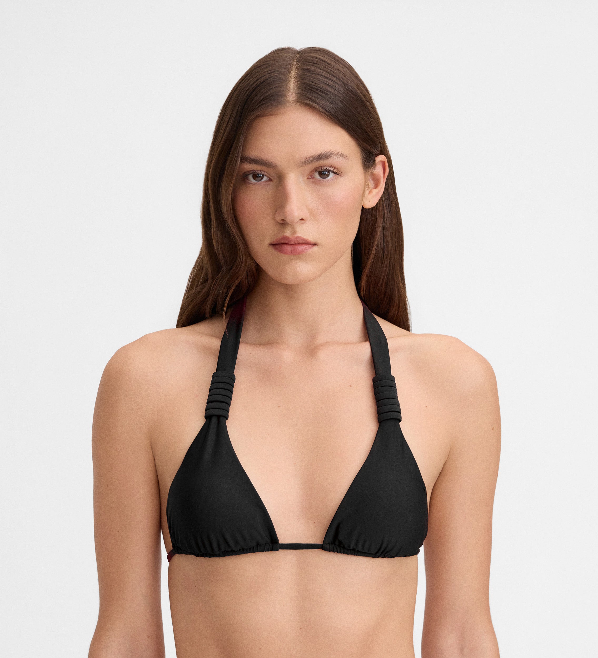 Top bikini triangular