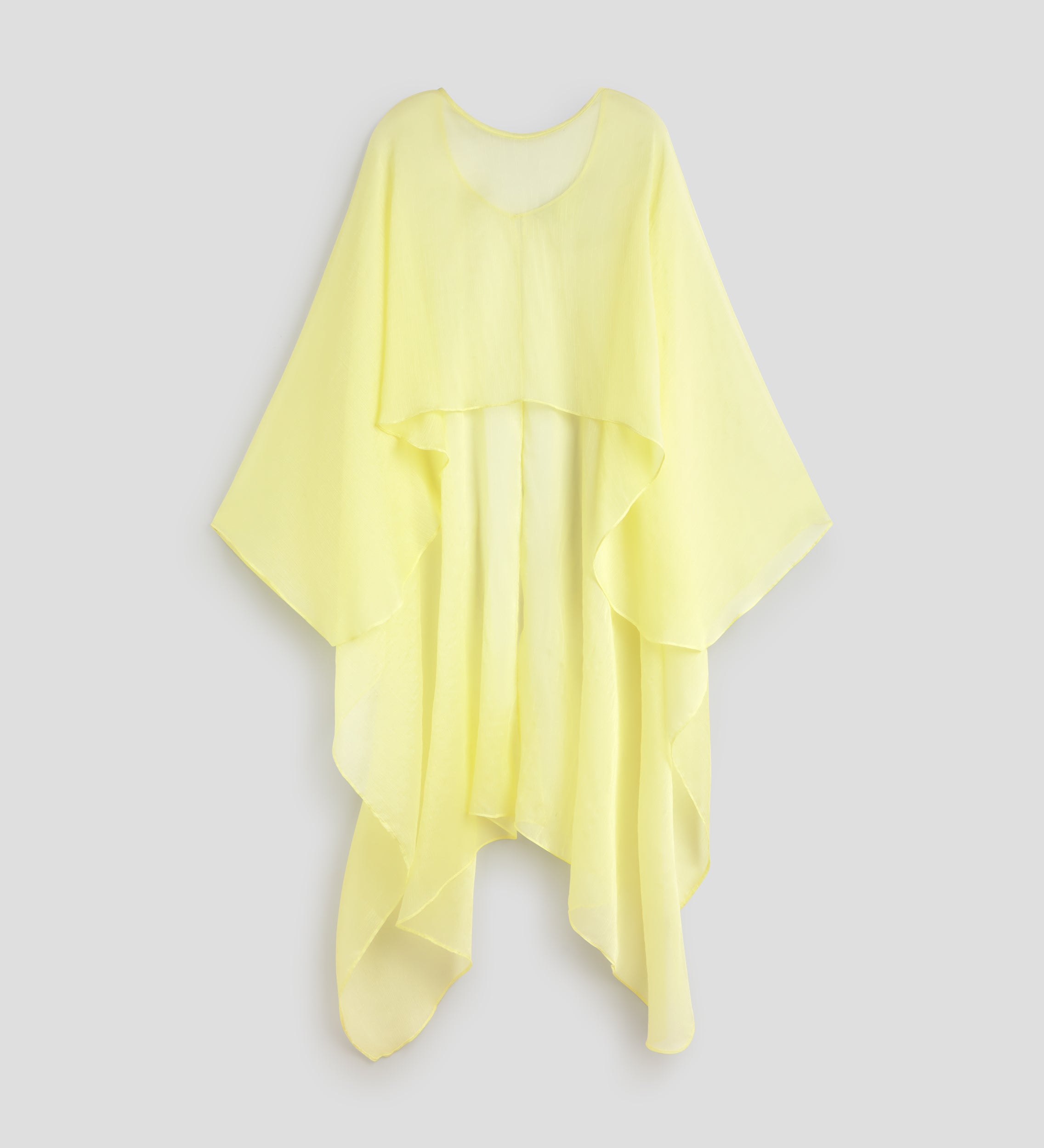 Open back poncho
