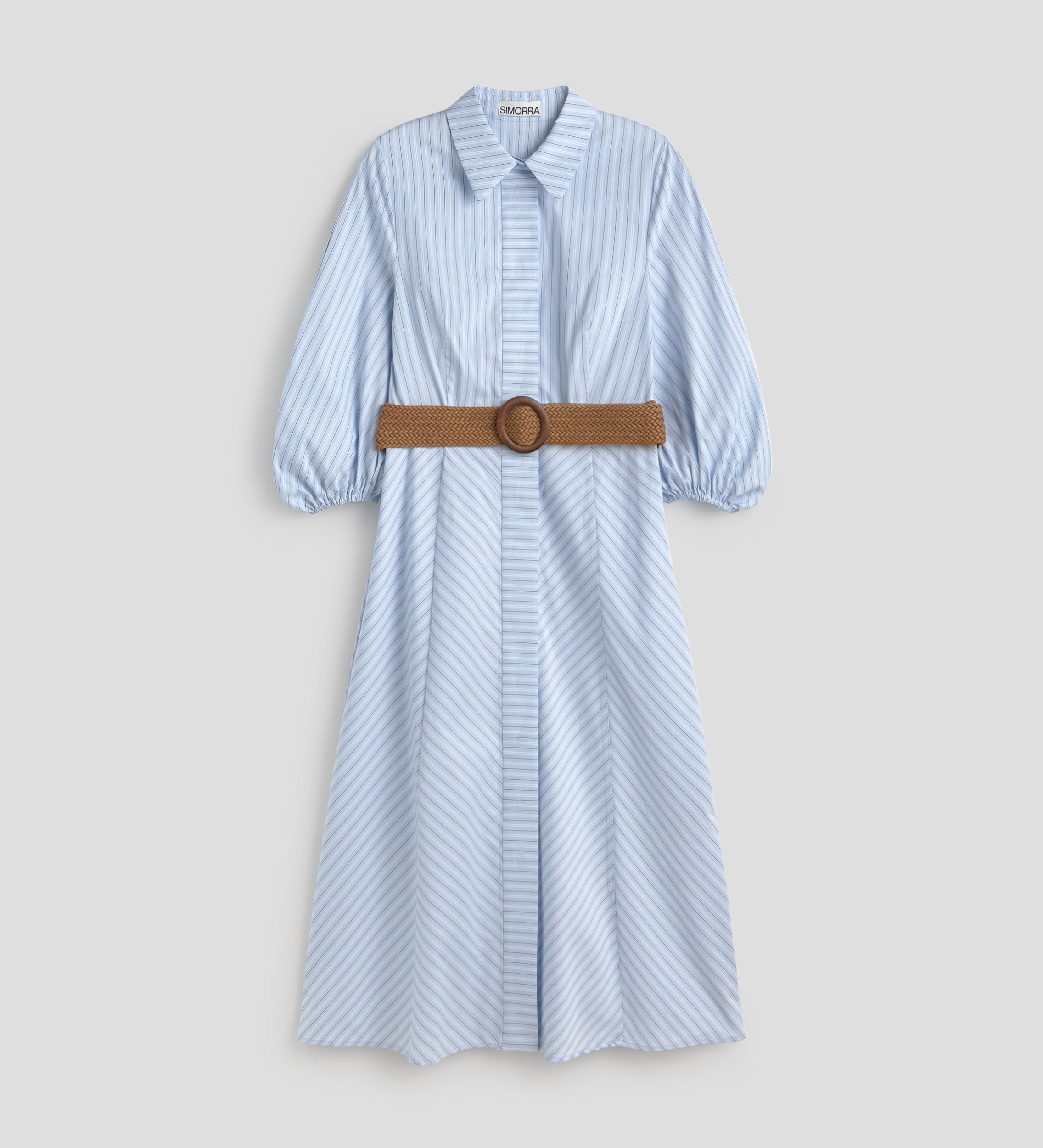Striped shirt dress