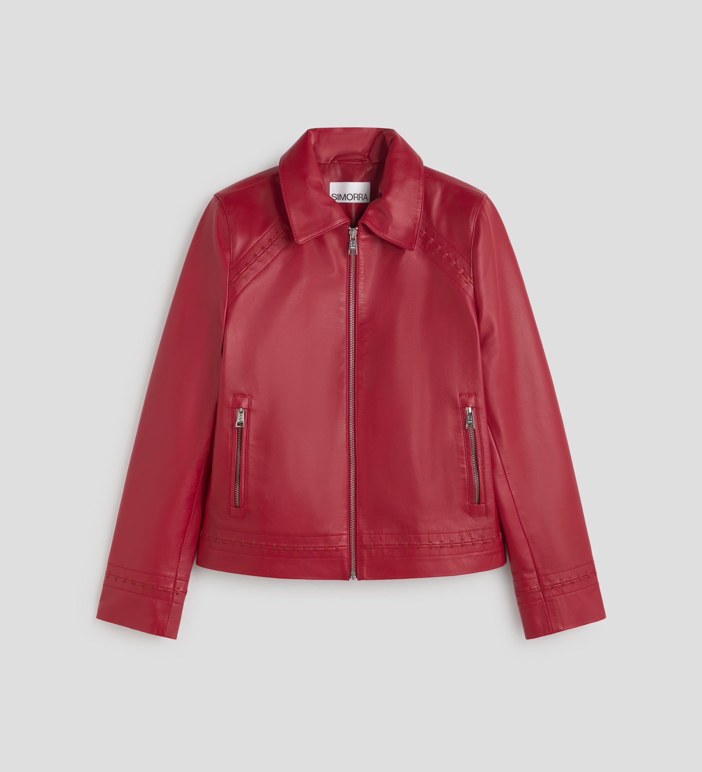 Nappa leather jacket