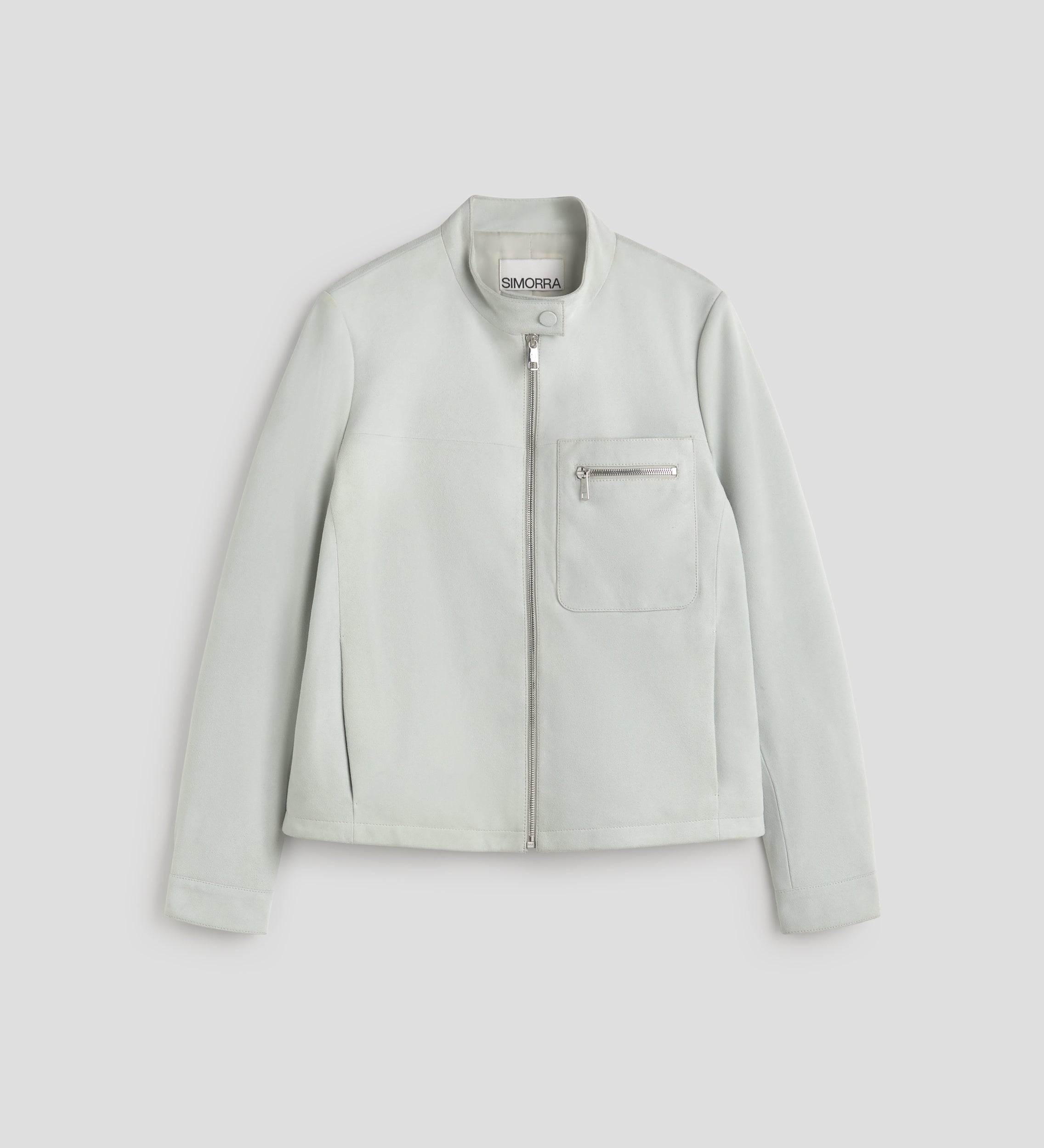 Short suede jacket