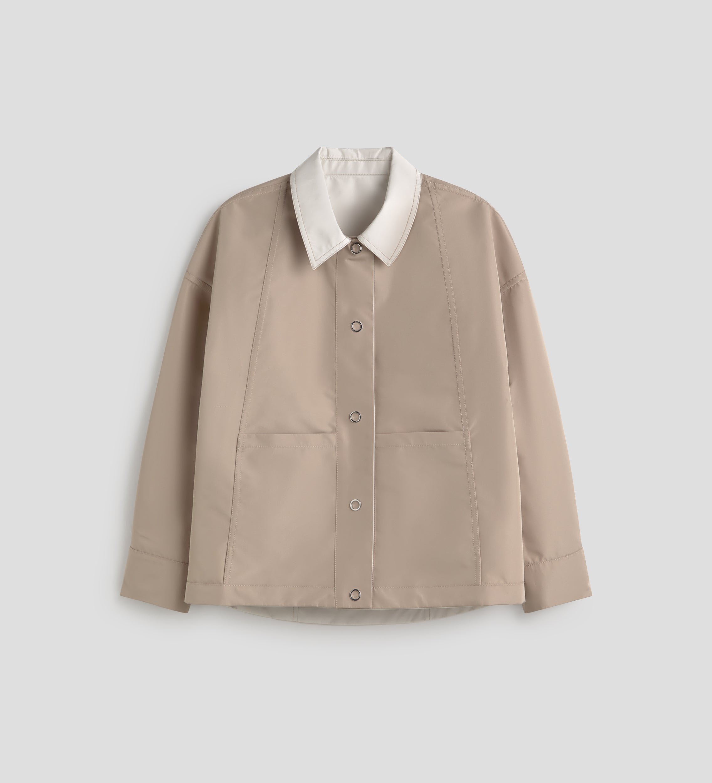 Parka courte réversible