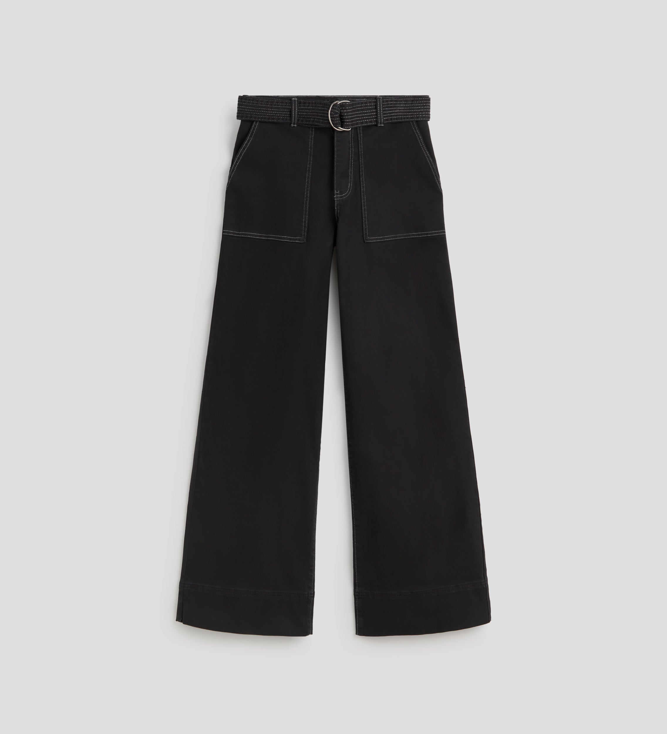 Pantalon en jean surpiqûres
