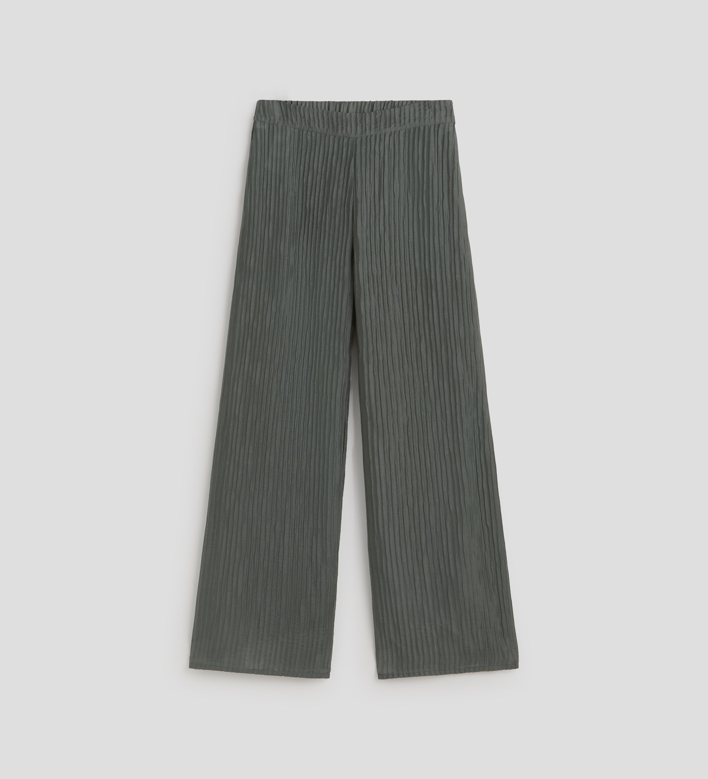 Wide textured pants