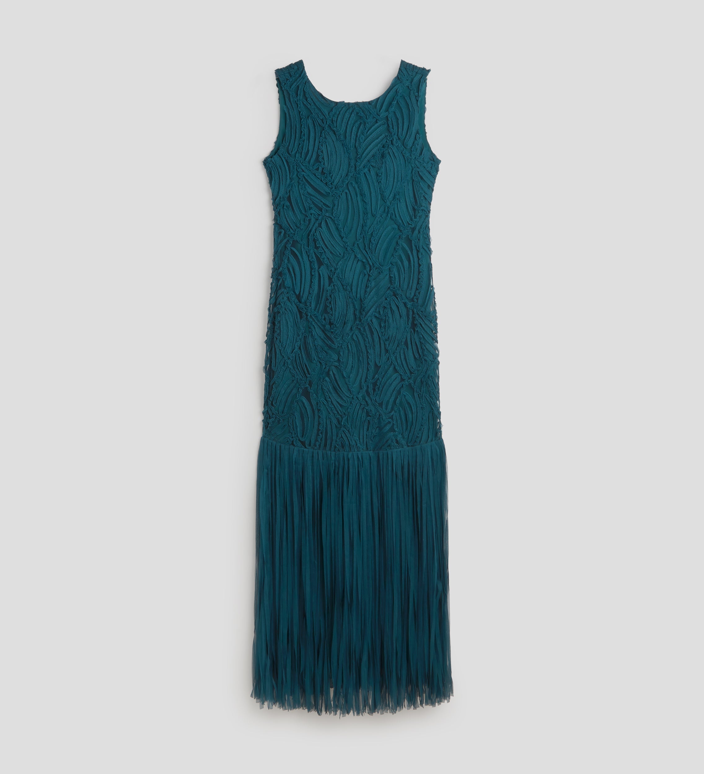 Robe longue à franges
