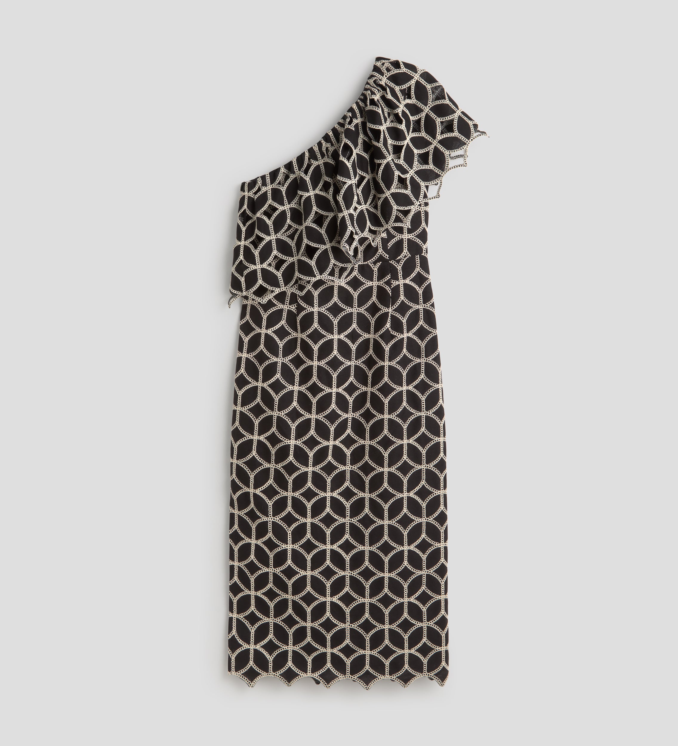 Robe midi brodée