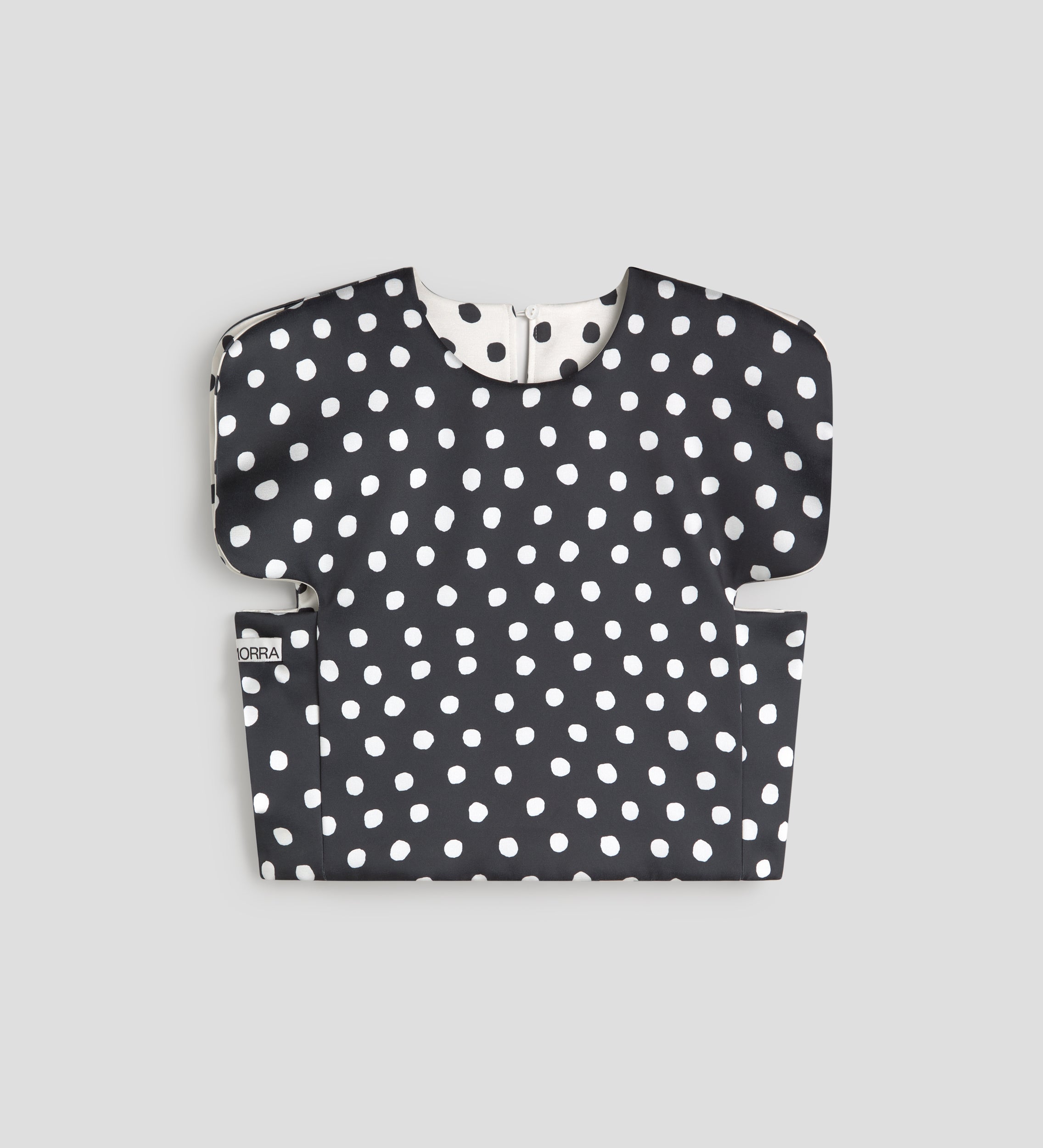 Top en satin imprimé